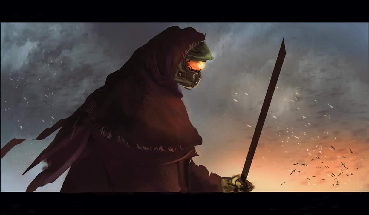 Halo MasterChief sunset
