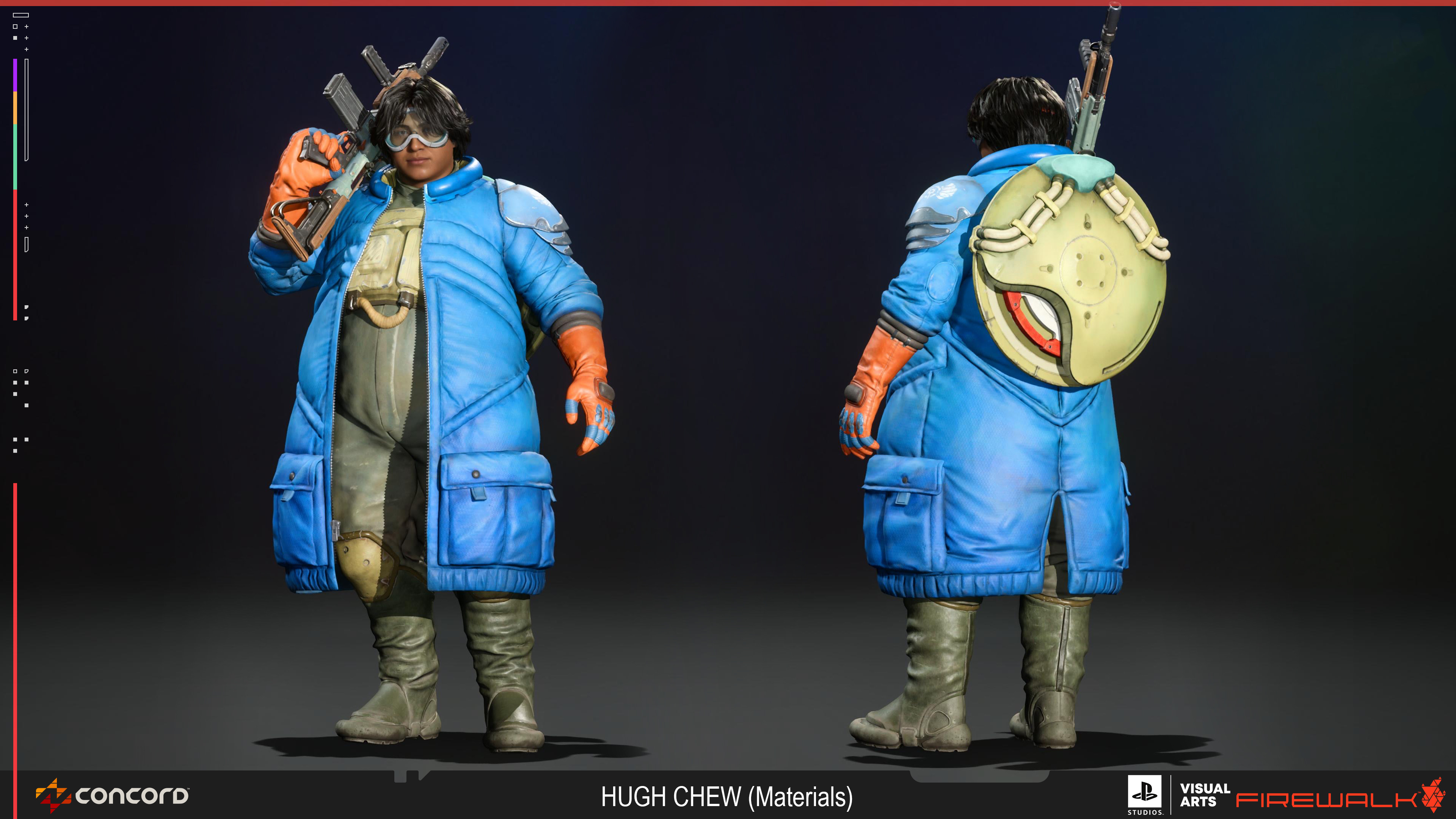 In Game Render of Daw, Various Smart Materials used for Character model and Support Items. Character created by Cheyne Hessler (PSVA)