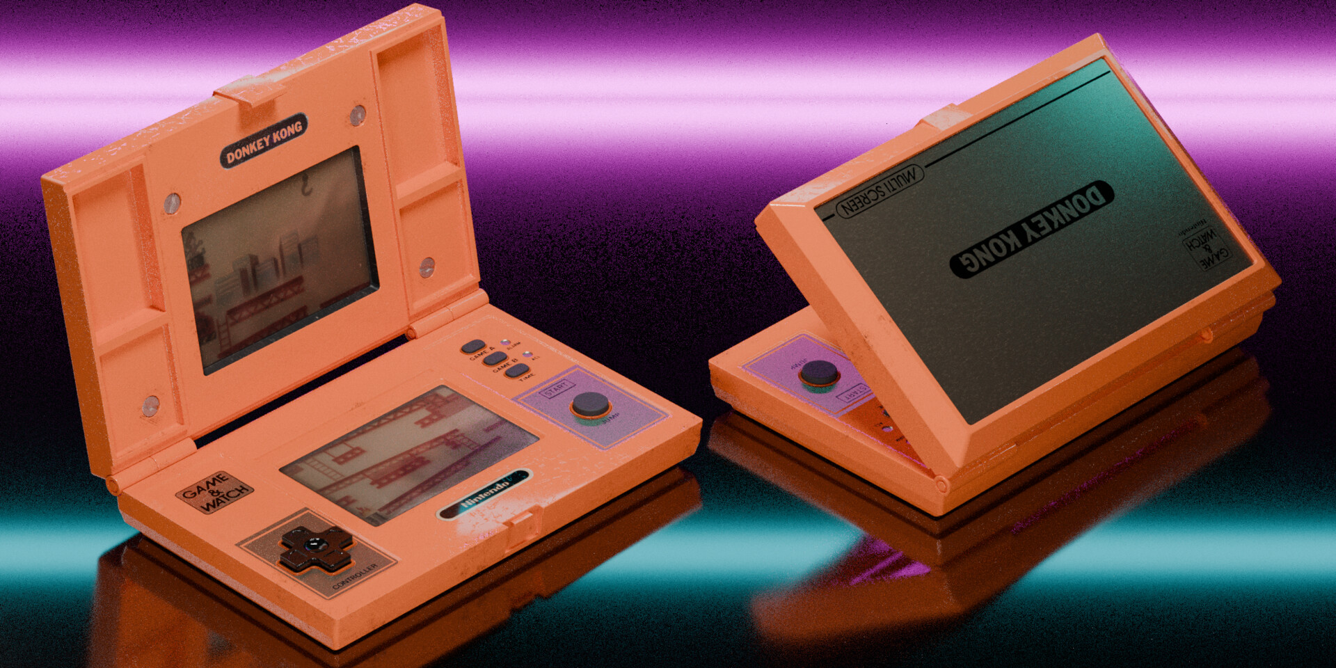 CASIO レトロ ゲーム機 CG-330 日本製 space Bridge ninja