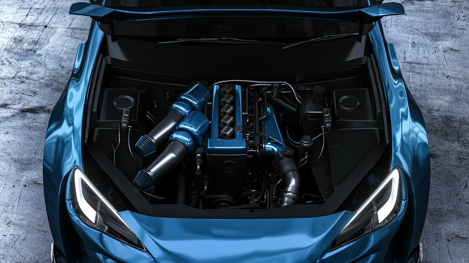 engine bay rework &amp; engine modifications
