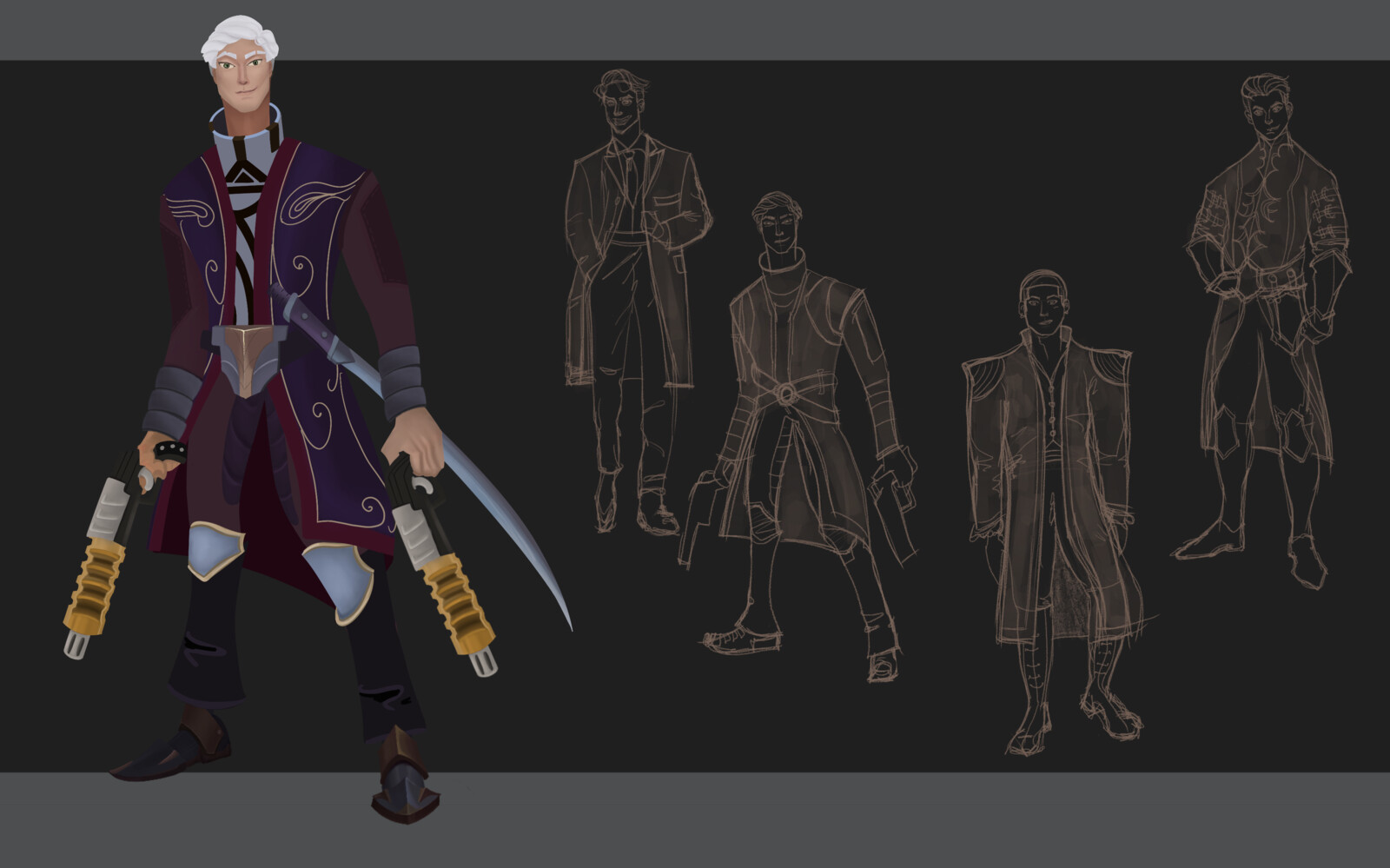 Characters for a Medieval game