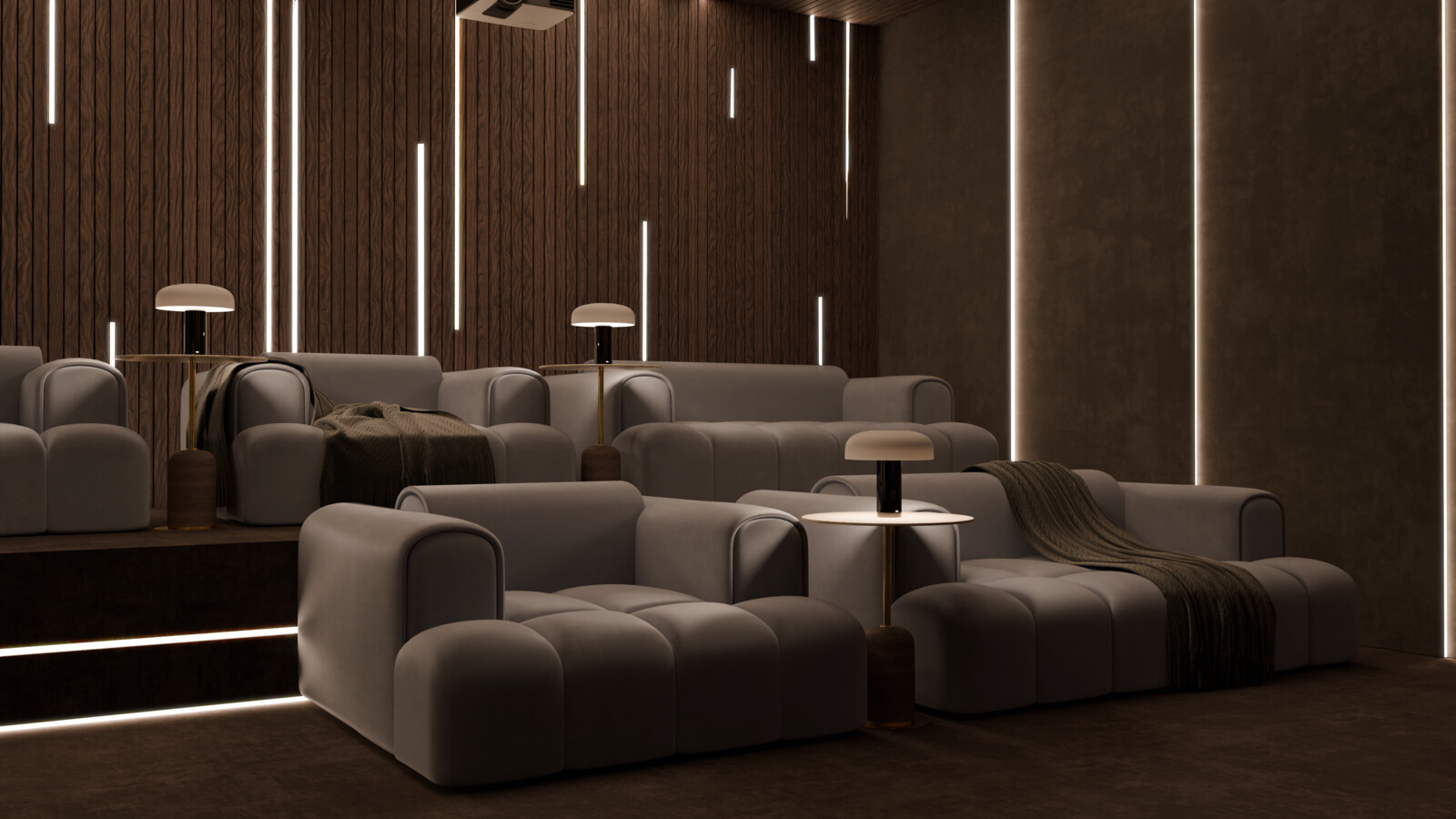 Cinema renders for client