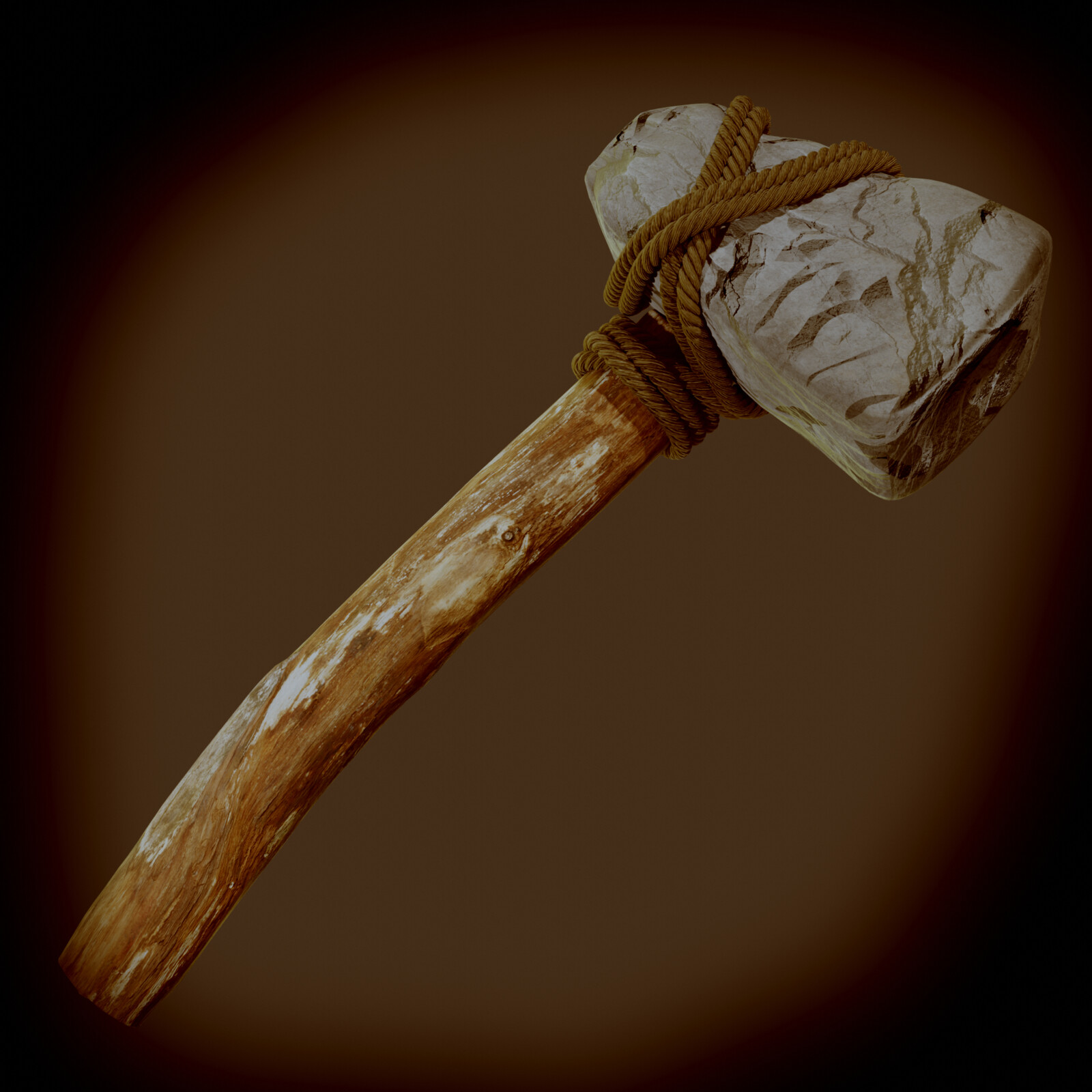 Stone Hammer, Post comp (in blender)