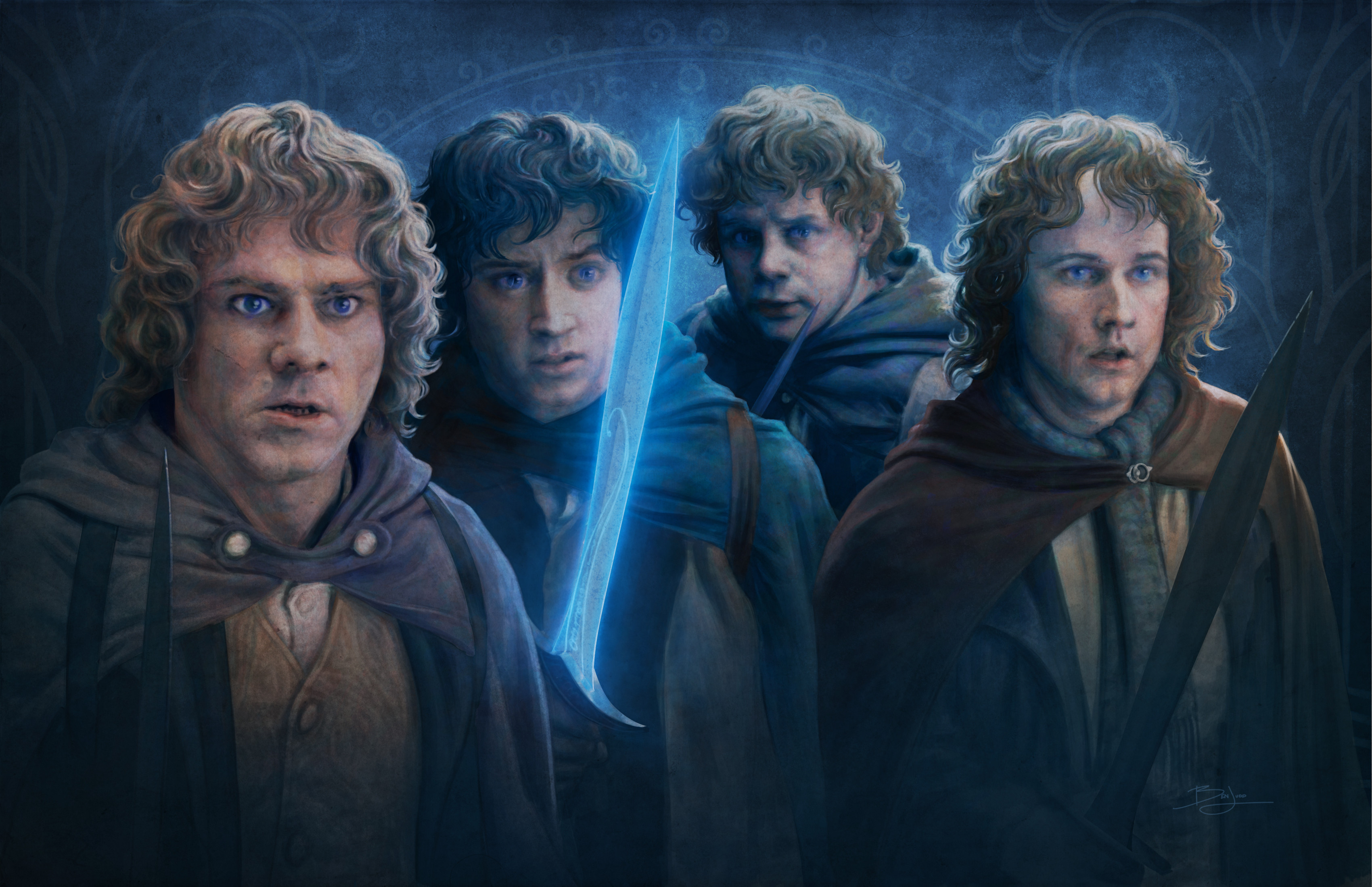 Hobbits Painting
