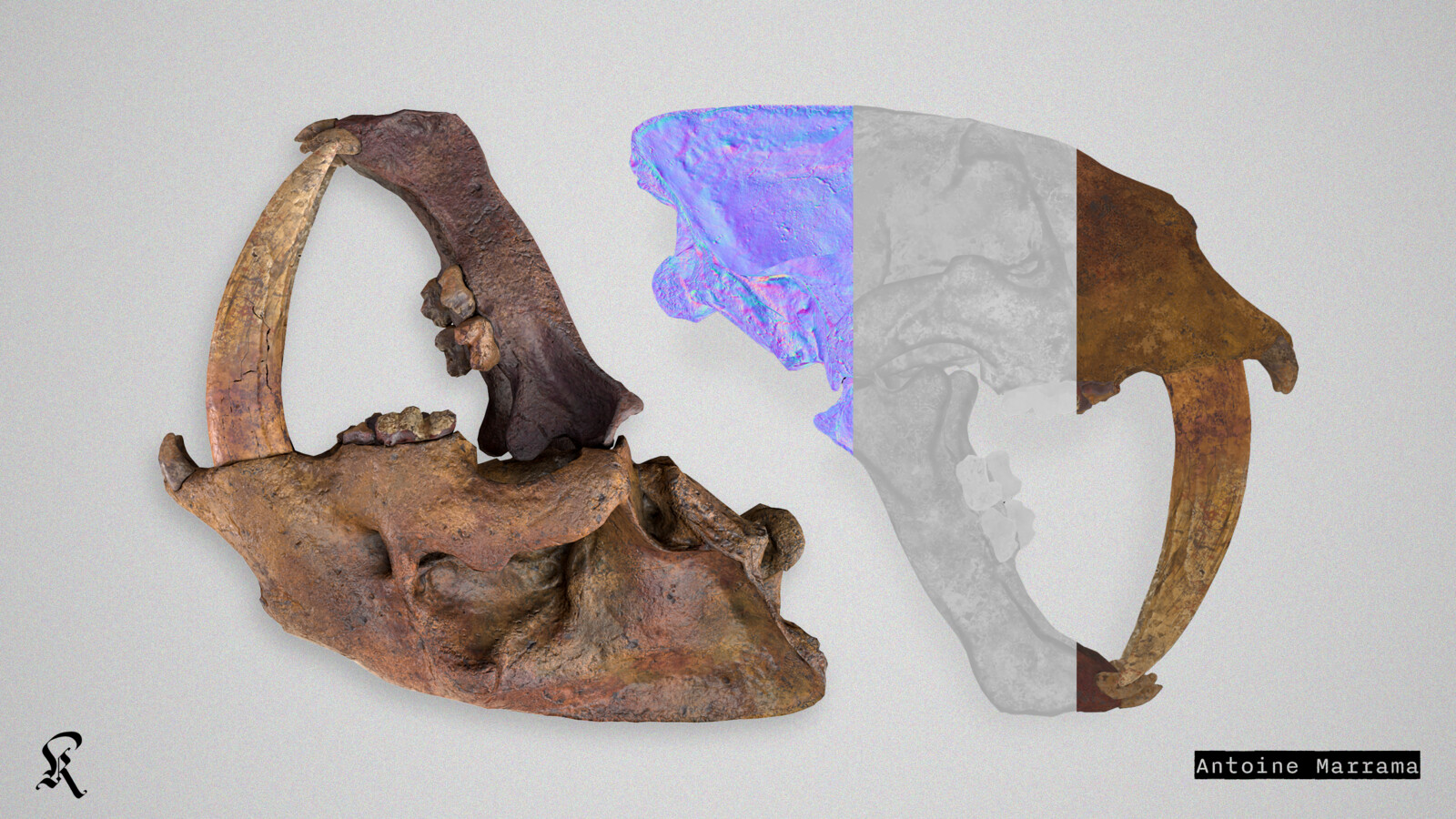 Left to Right: Normal, Roughness, Albedo.

𝗧𝗵𝗮𝗻𝗸𝘀.