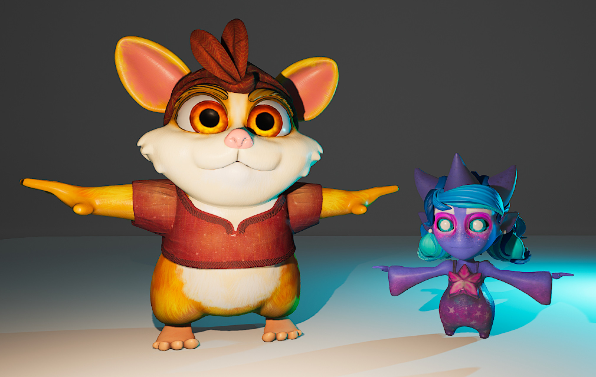 scale size of Echo in relation to a cut character