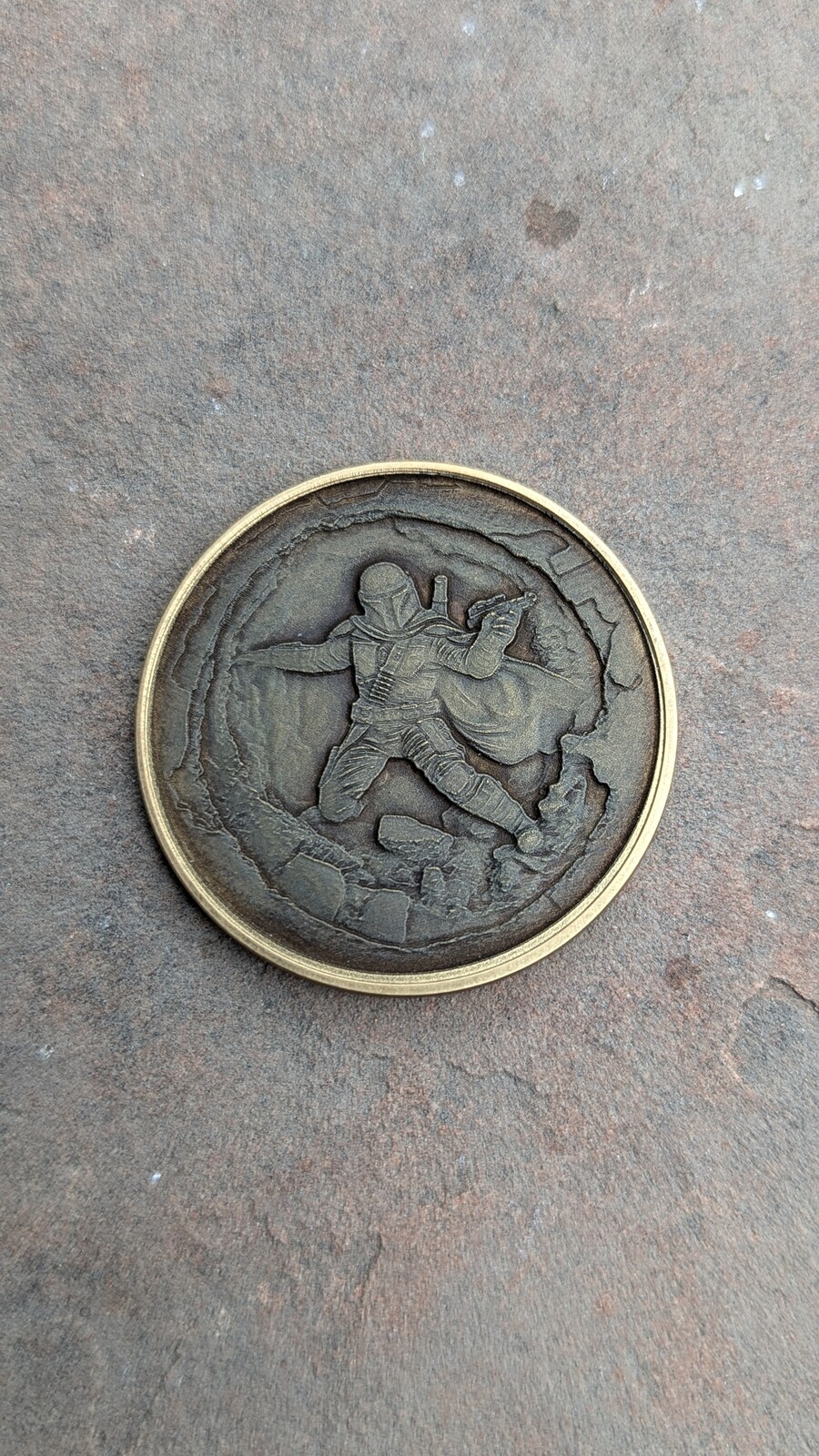 Mandalorian Coin (Brass)