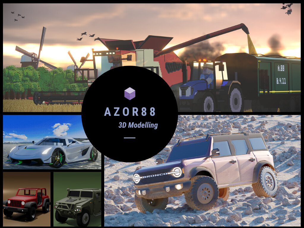 ArtStation - Vehicle Banner Collage