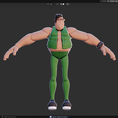 Sculpt Rock Star Character using Blender