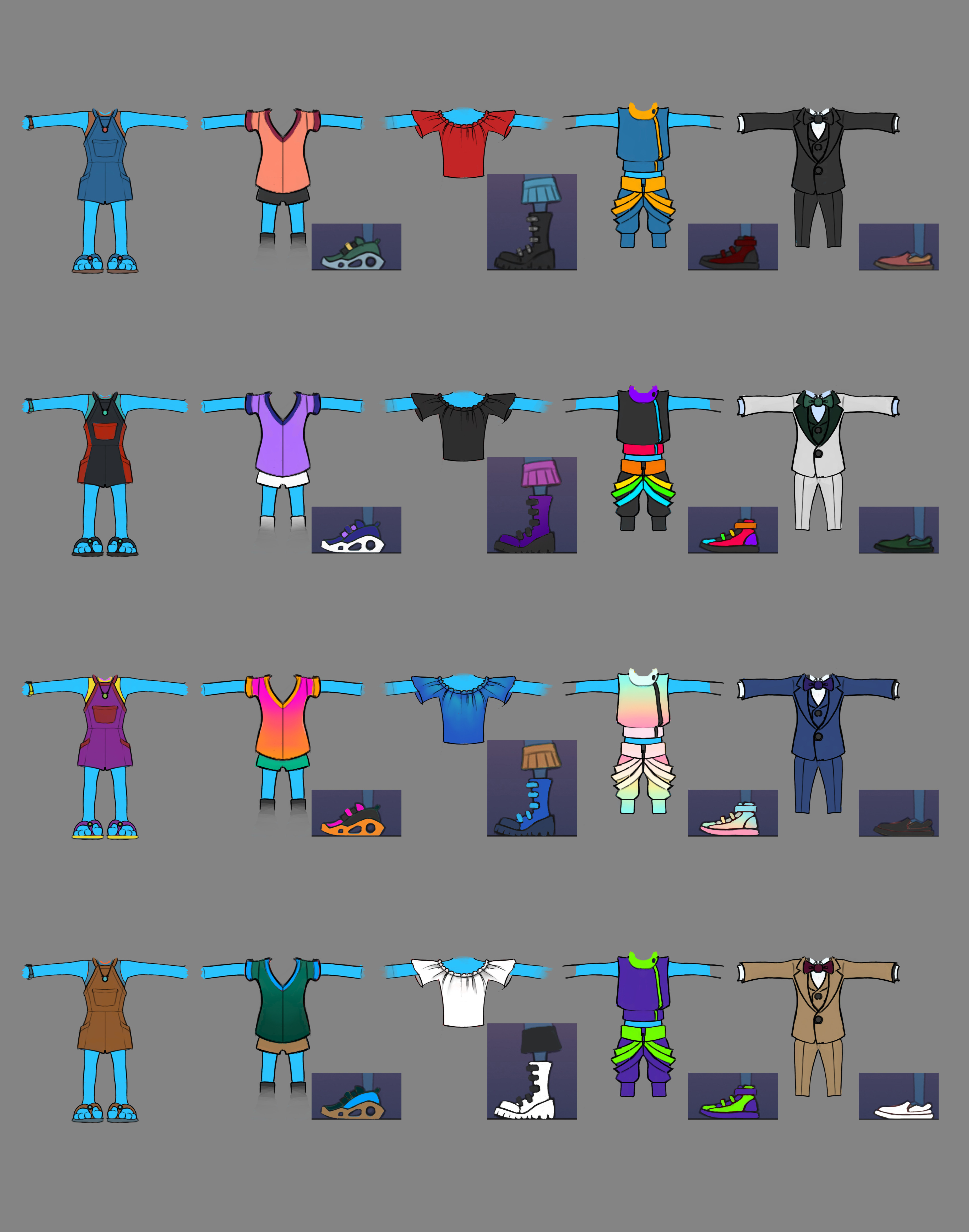 Concepts for more normal clothes. 