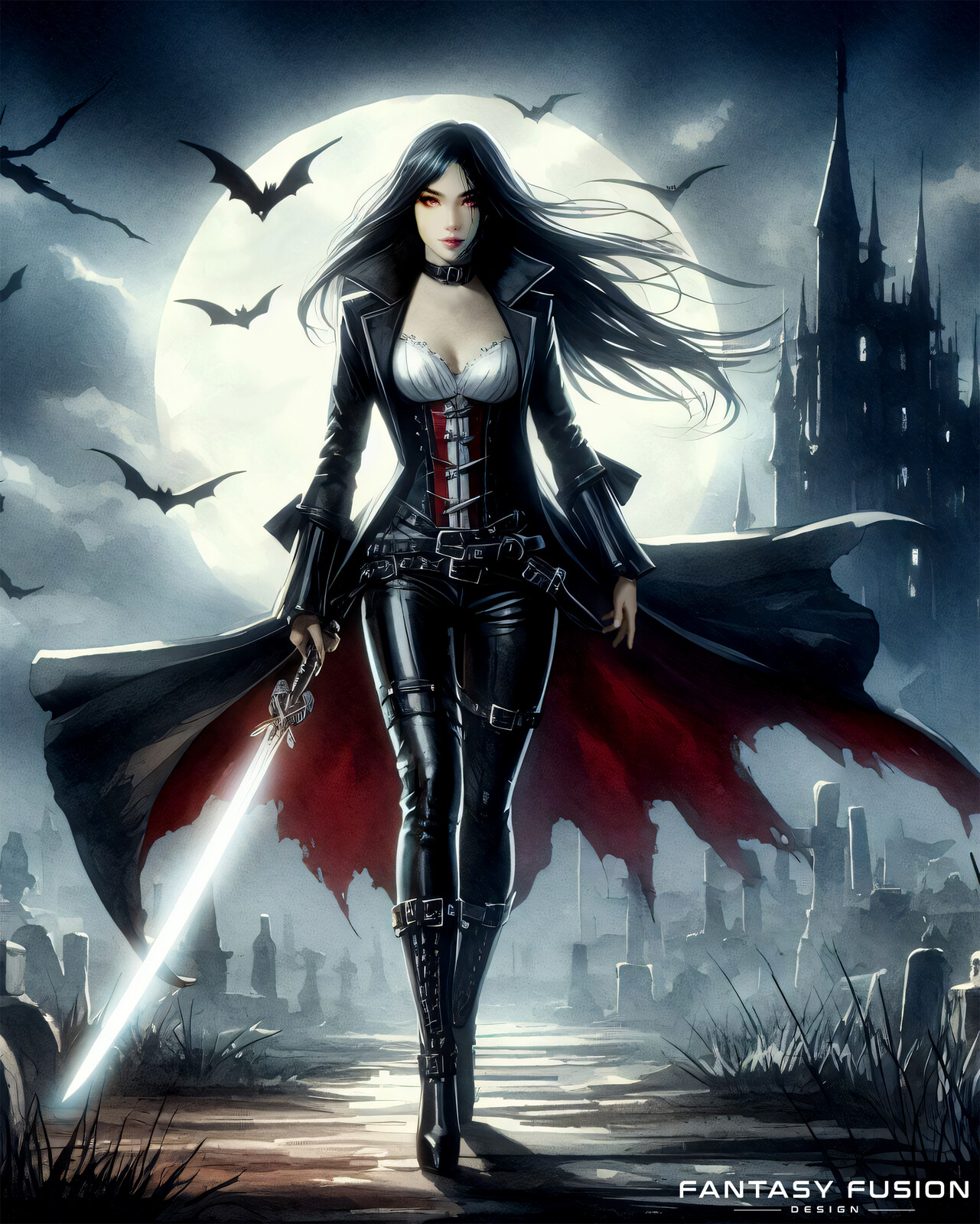 When the super blue moon rises, so too does the ancient rivalry between vampire and lycan. Under its celestial light, their war is reignited, and this blade crafted from lunar silver cuts through both flesh and destiny.