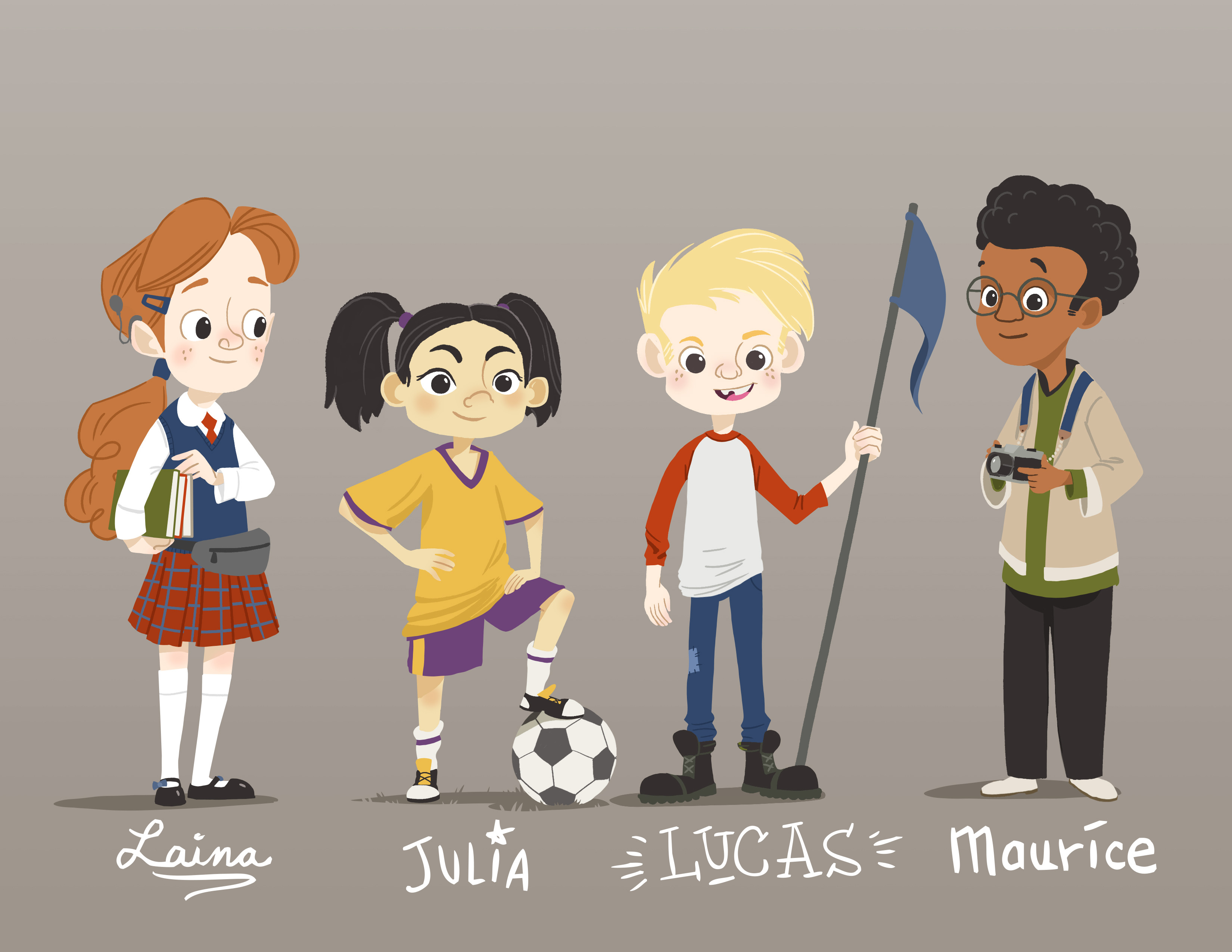 Main character lineup.