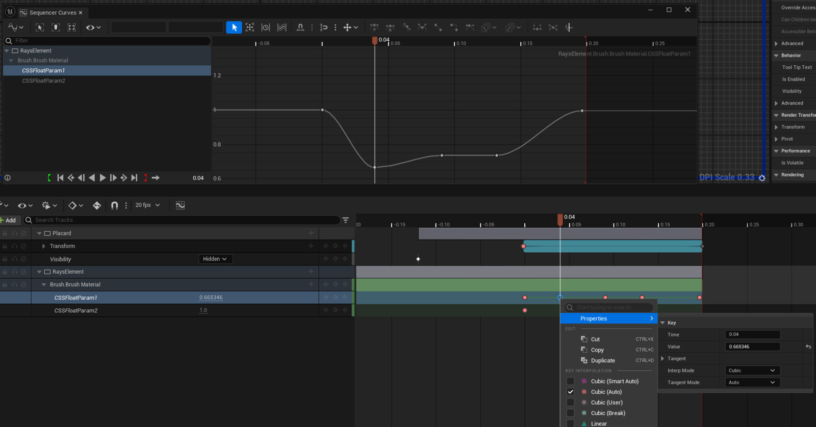 Even though we were not using UMG in the pipeline at this point, we WERE able to use it as an animation authoring tool. This allowed animators to tune animations and pass keyframes directly to devs, rather than have the devs interpret a target.