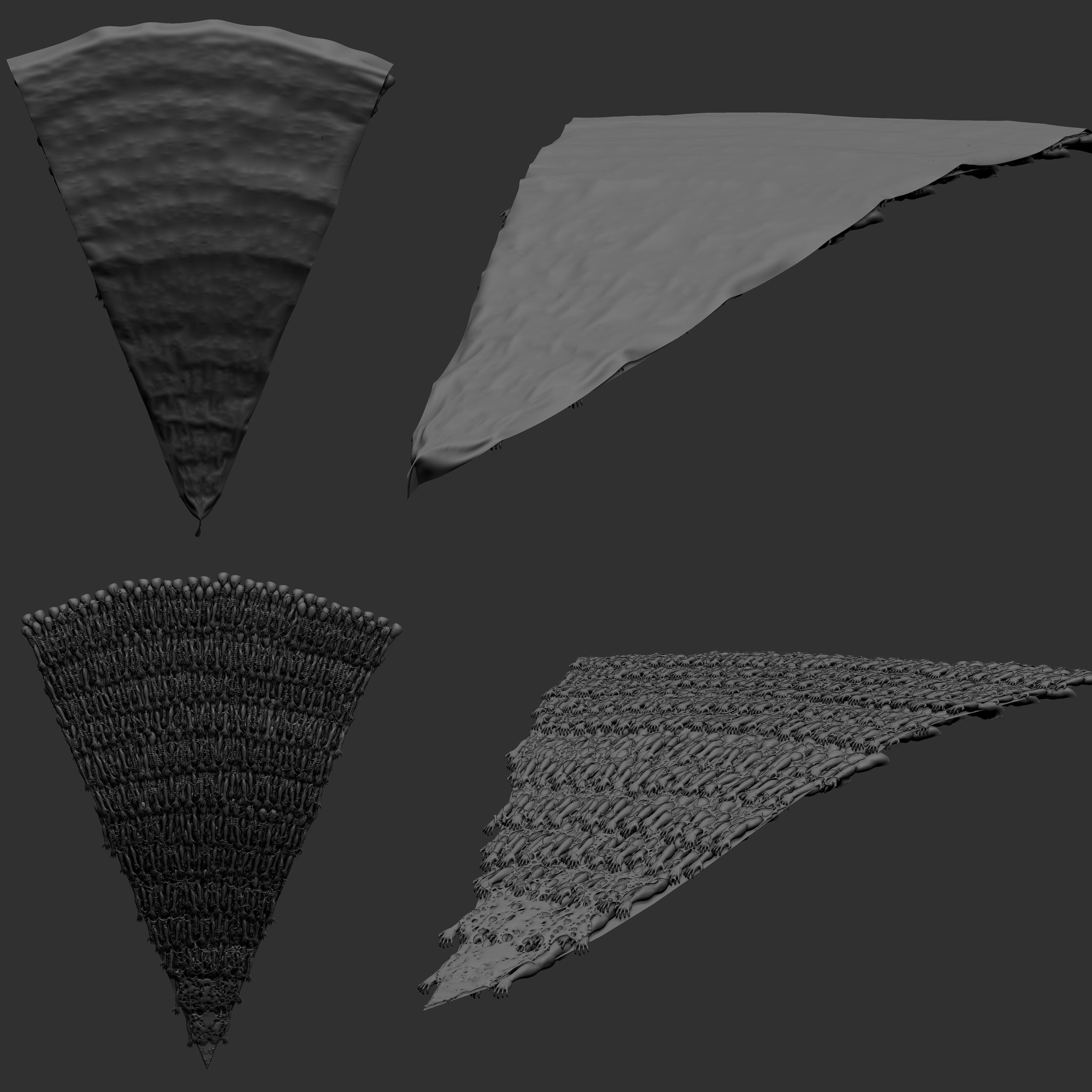 Modular Floor Asset With Draped Version