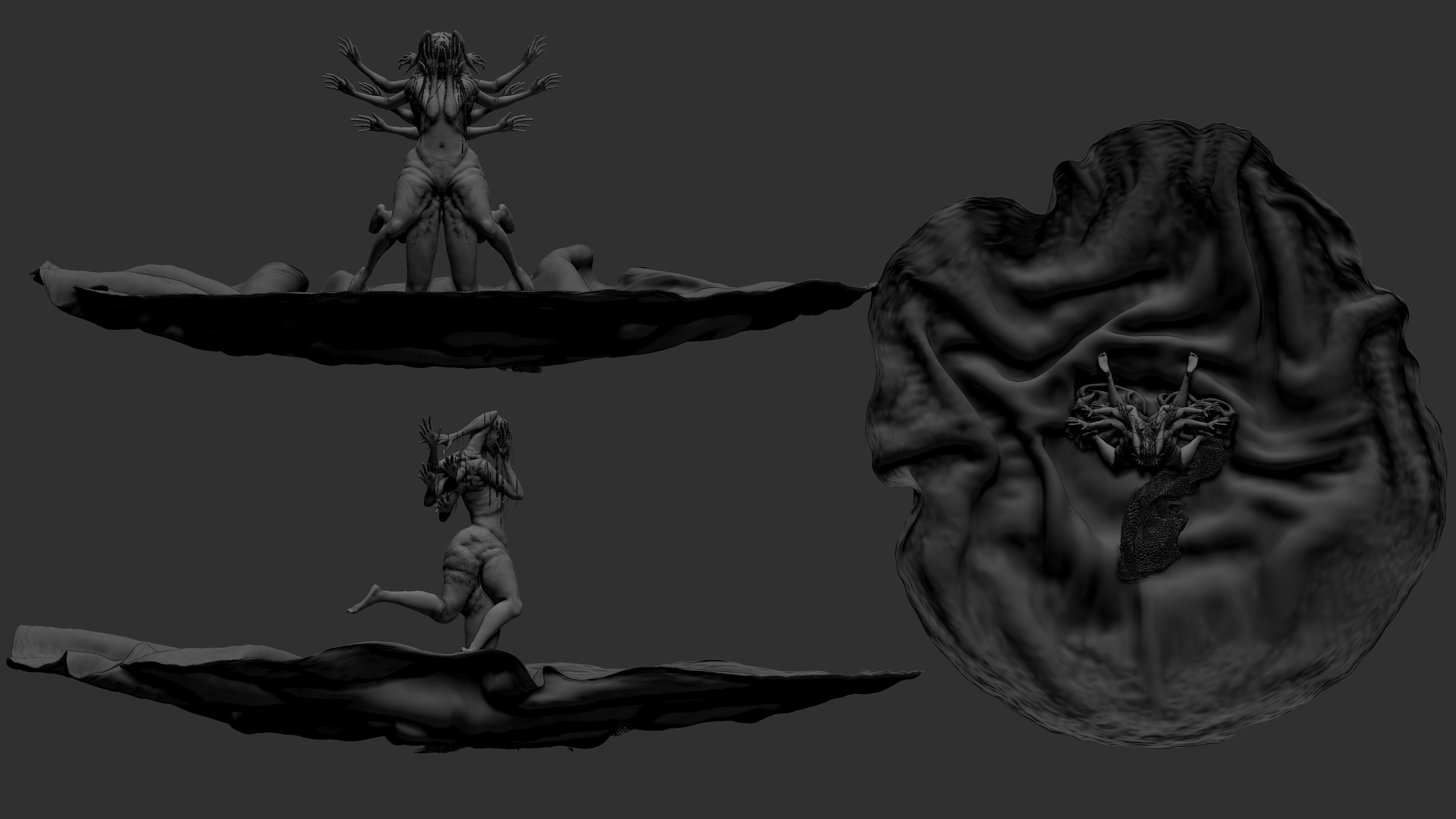 Bathsheba Monster Undressed