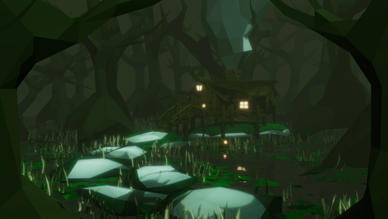 kartik-moona-low-poly-witch-cabin