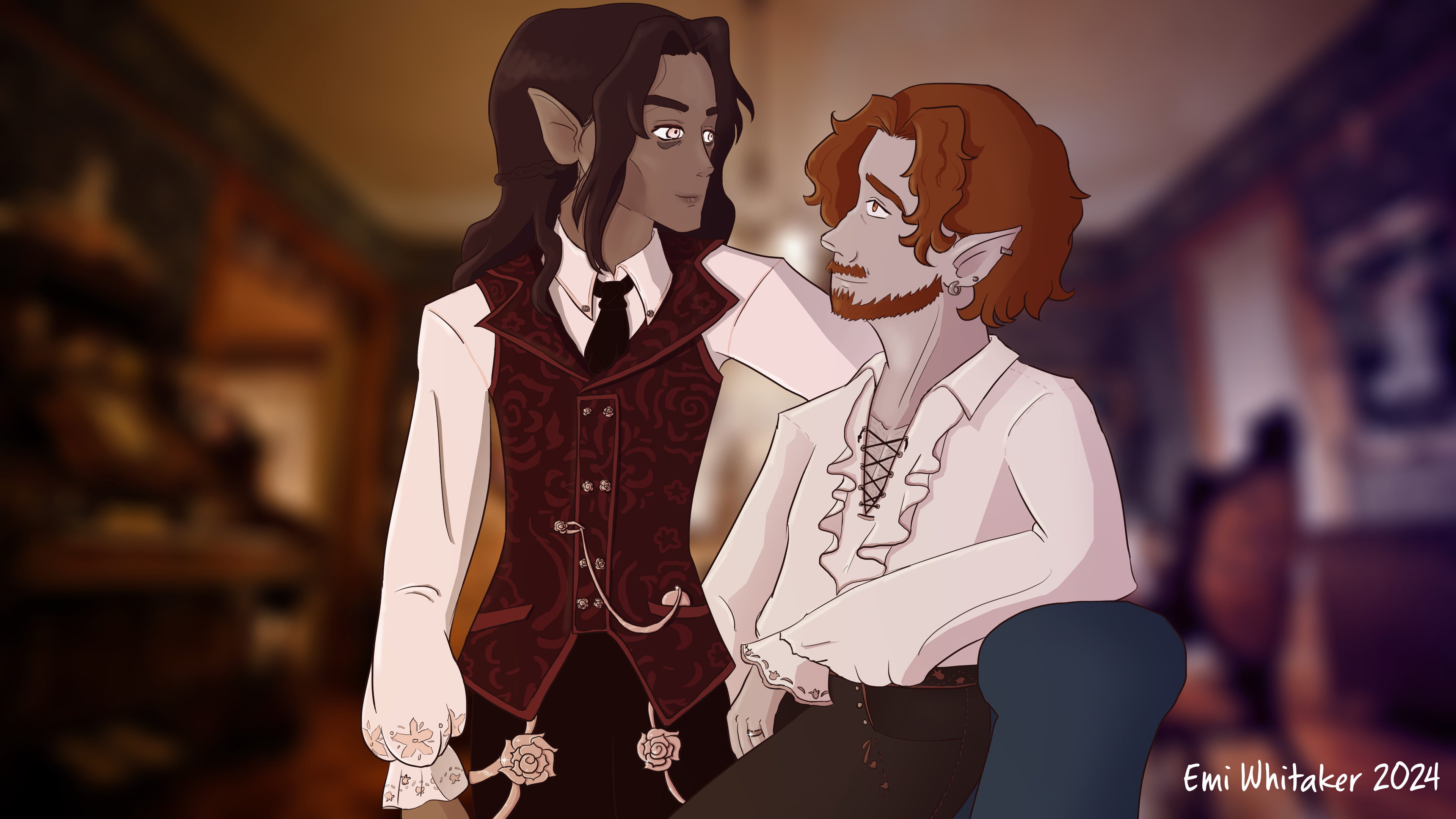 Sorrel and Elba Bellerose, characters by Slab Bannenberg.