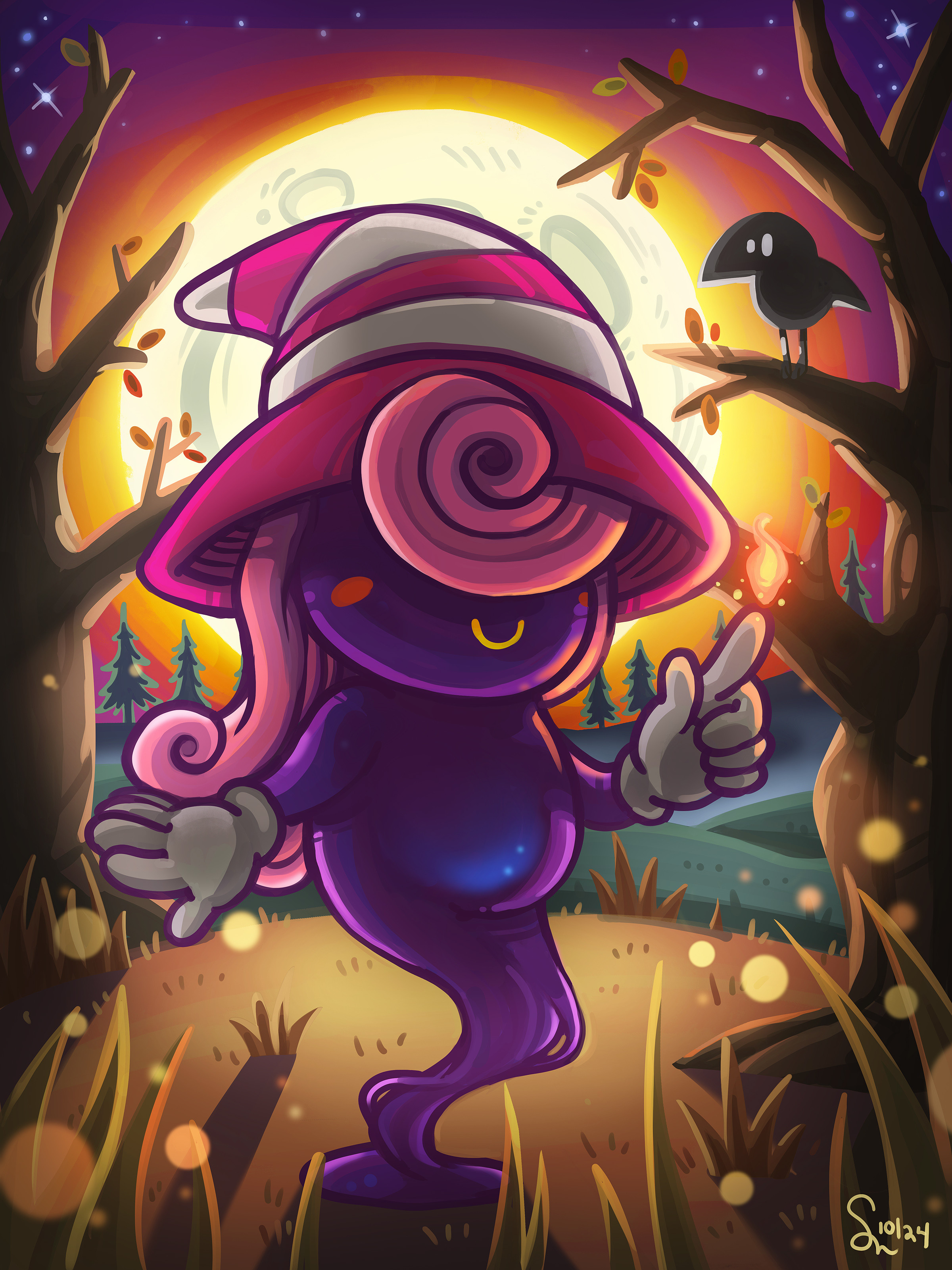Vivian from Paper Mario TTYD sketch