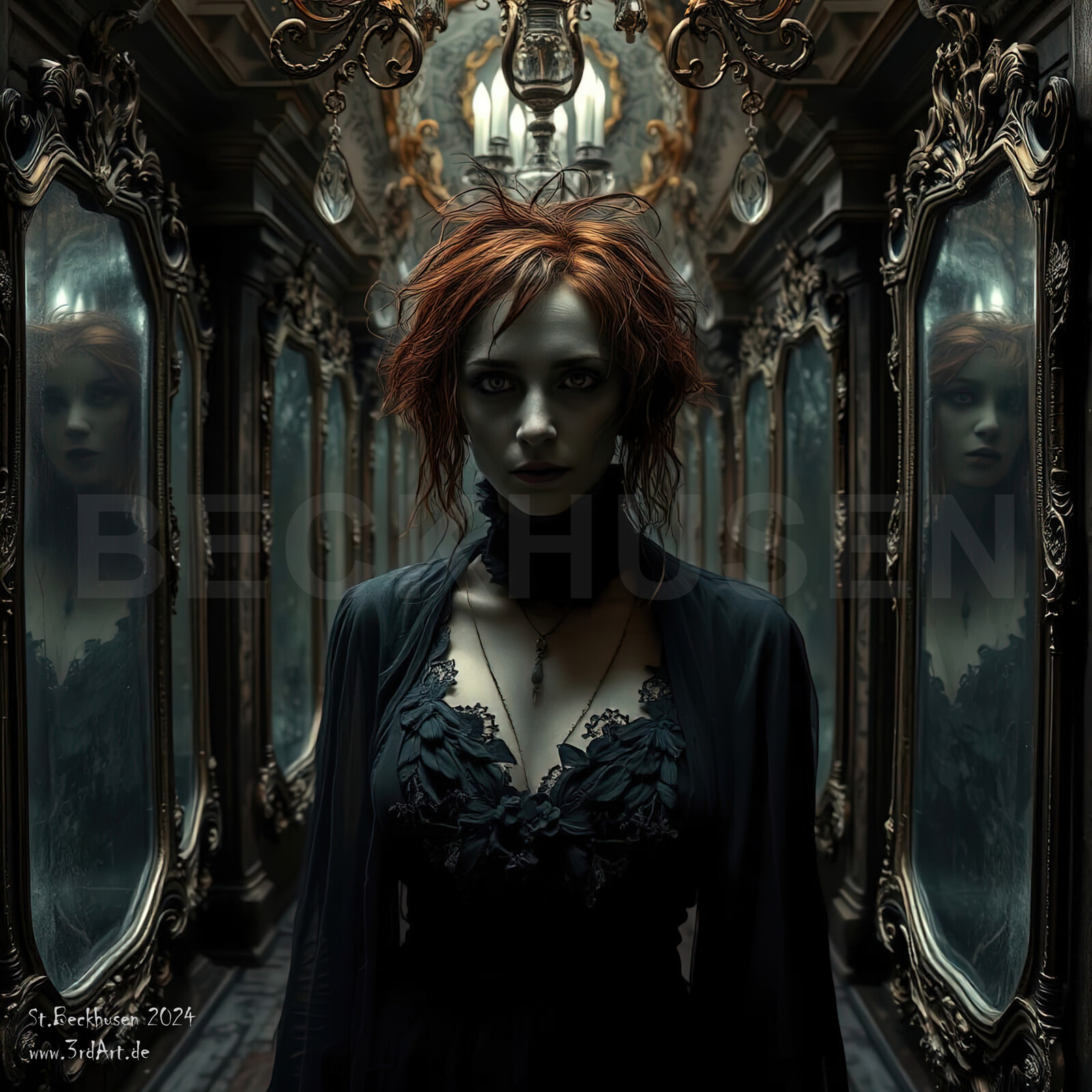 Haunted Woman artworks are on request available for sale. More sets will follow. 