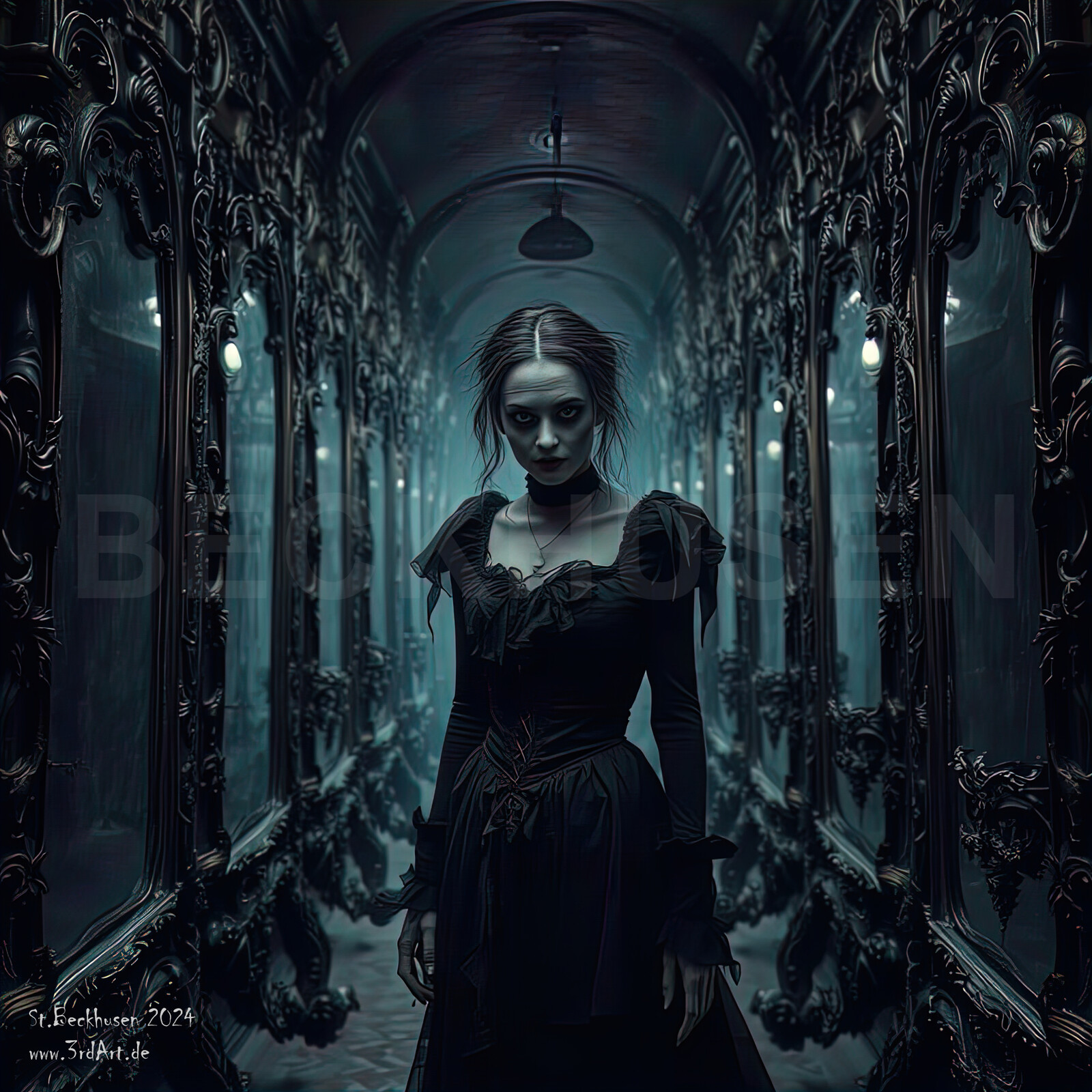 Haunted Woman artworks are on request available for sale. More sets will follow. 