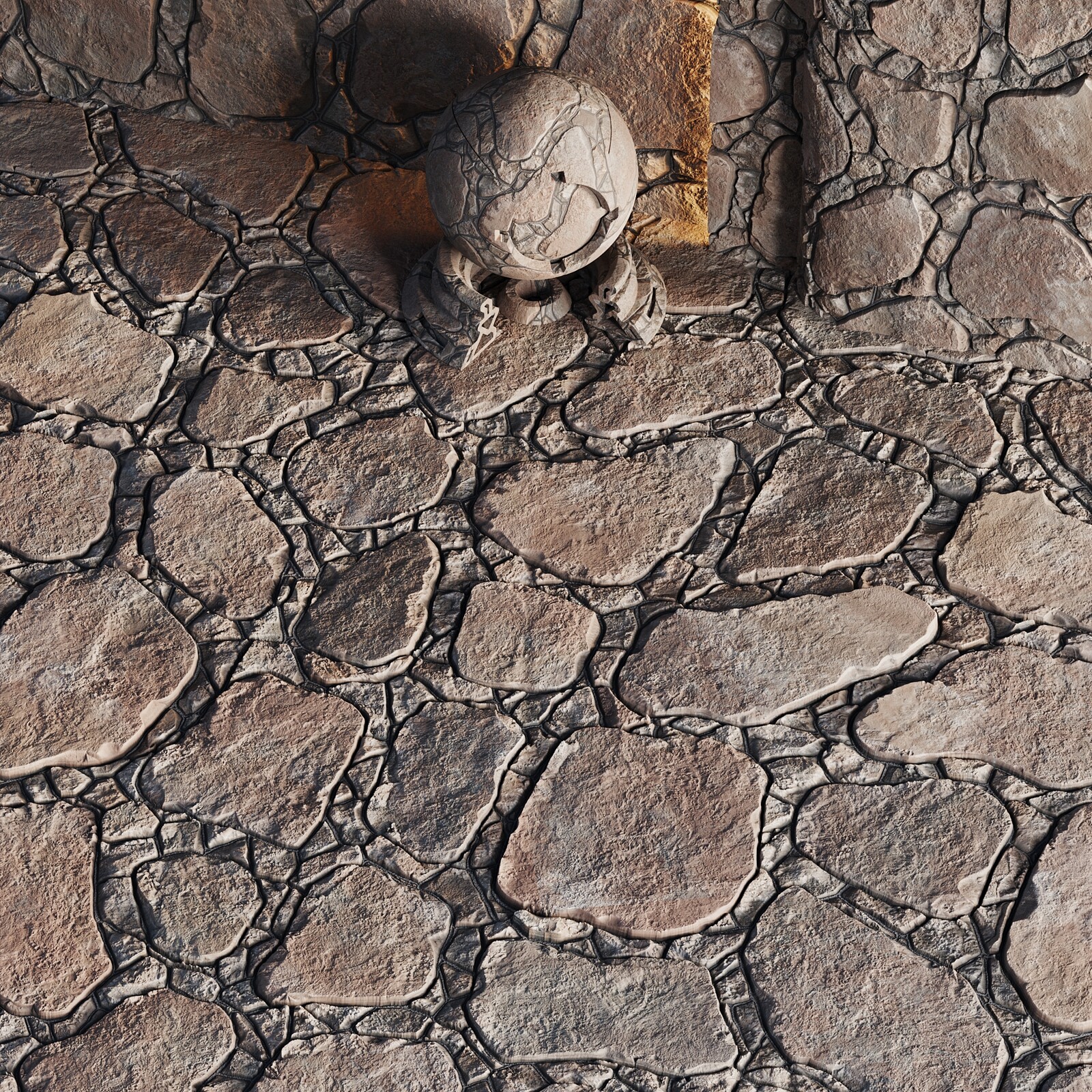 Substance Designer | H66 Slate Stone Floor | PBR | 4K