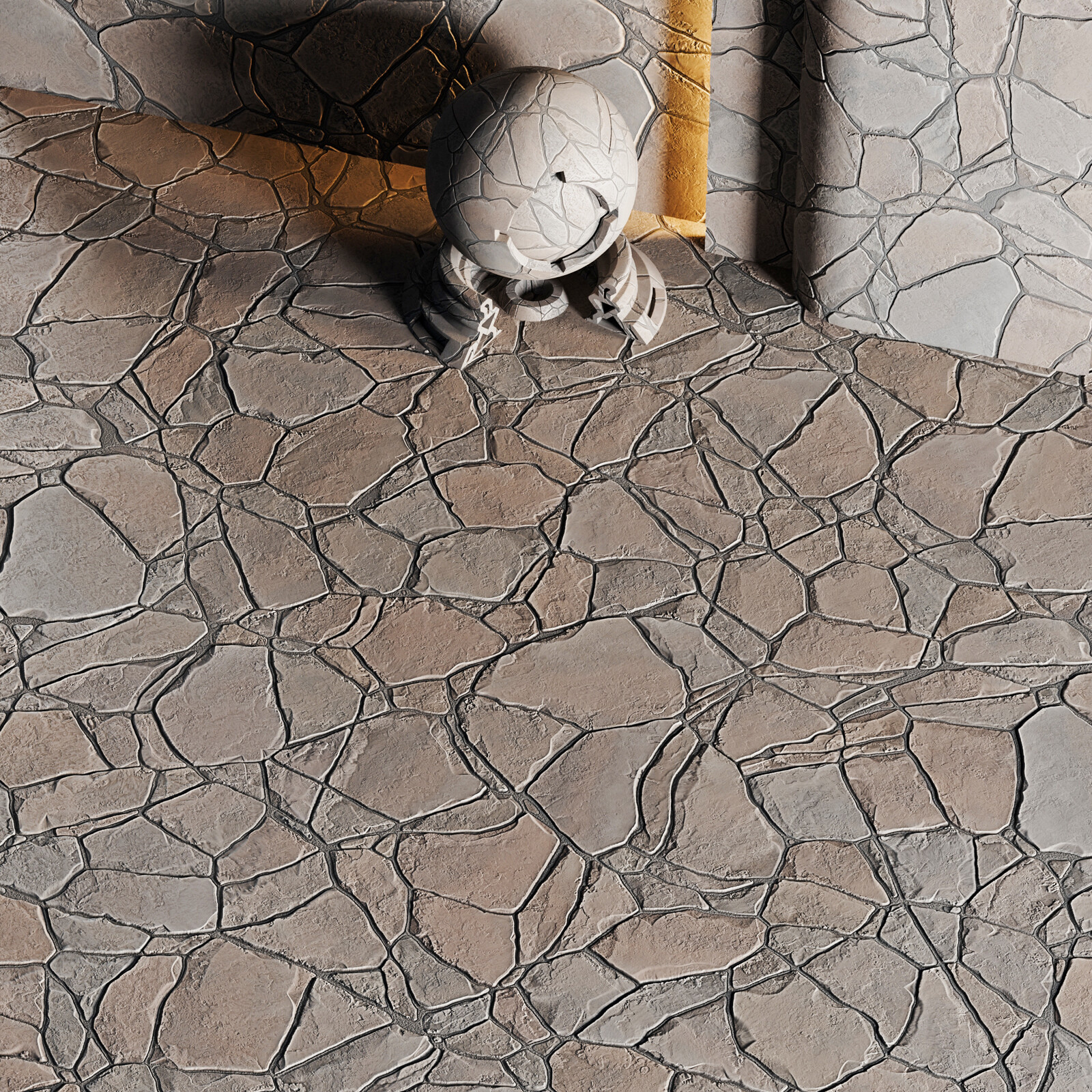 Substance Designer | H65 Slate and Gravel | PBR | 4K