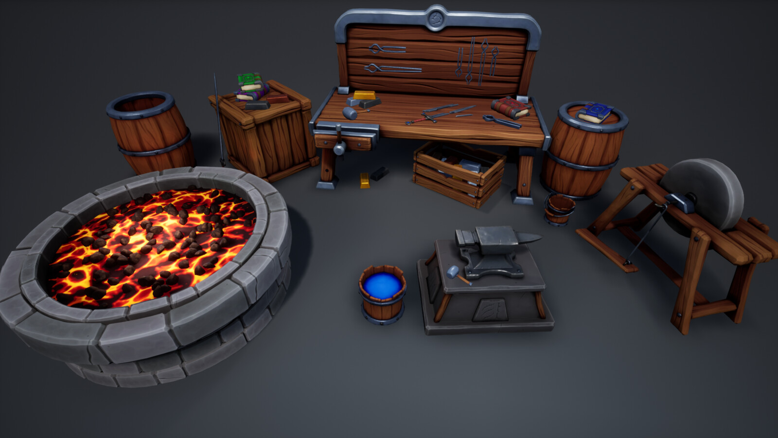 Stylized Fantasy Props - Forge
