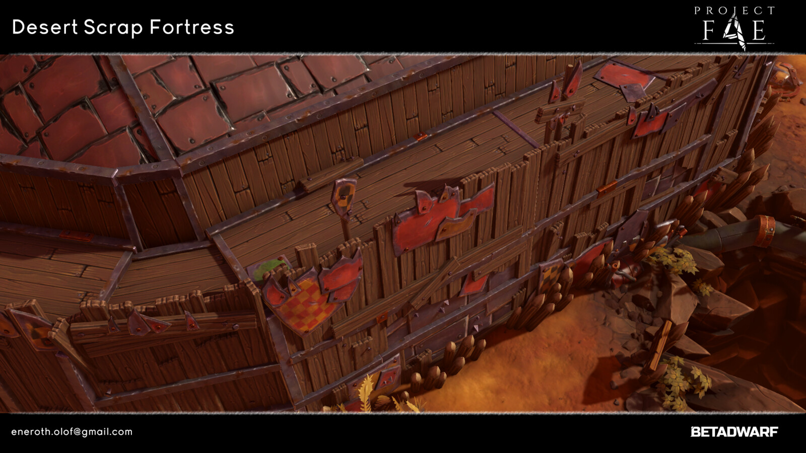 Fortress I assembled using trimsheet, tileable textures and plate kit from above. Other assets and props shown were placed by me but not created by me.