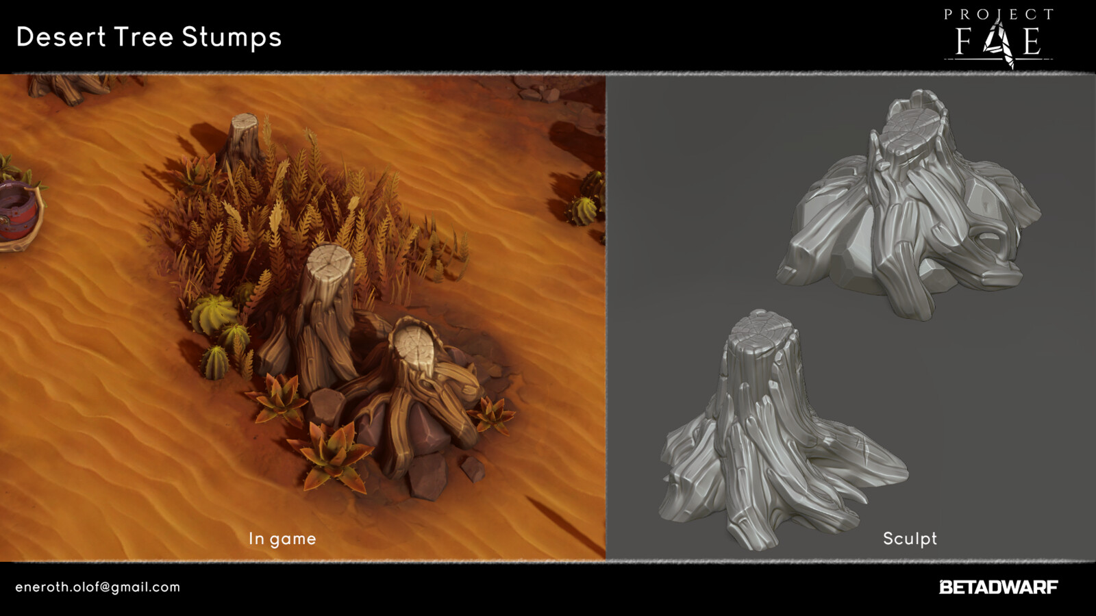 Assets surrounding the treestumps here were not made by me.