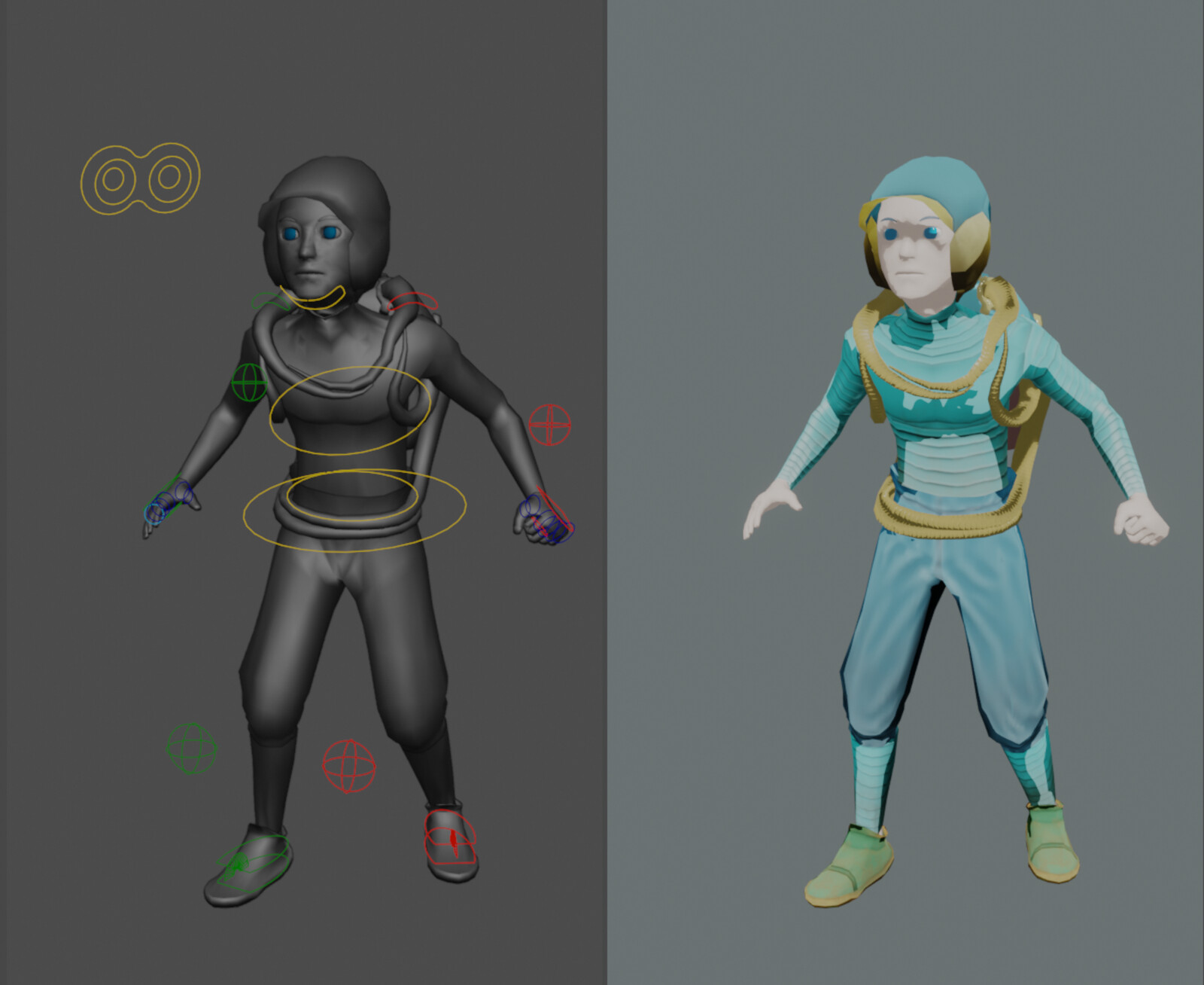 Rig and post example