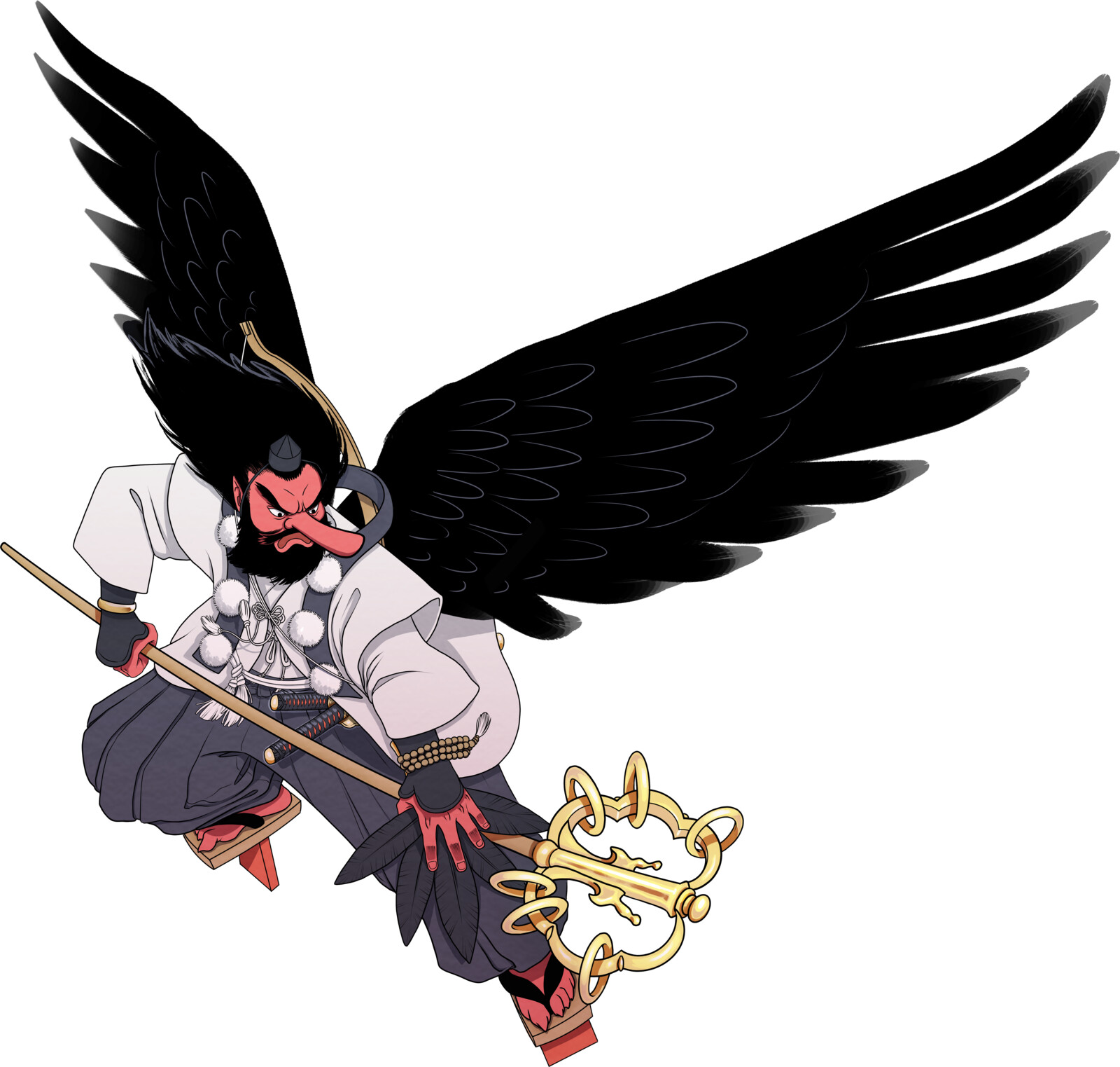 Illustration documentaire du Tengu