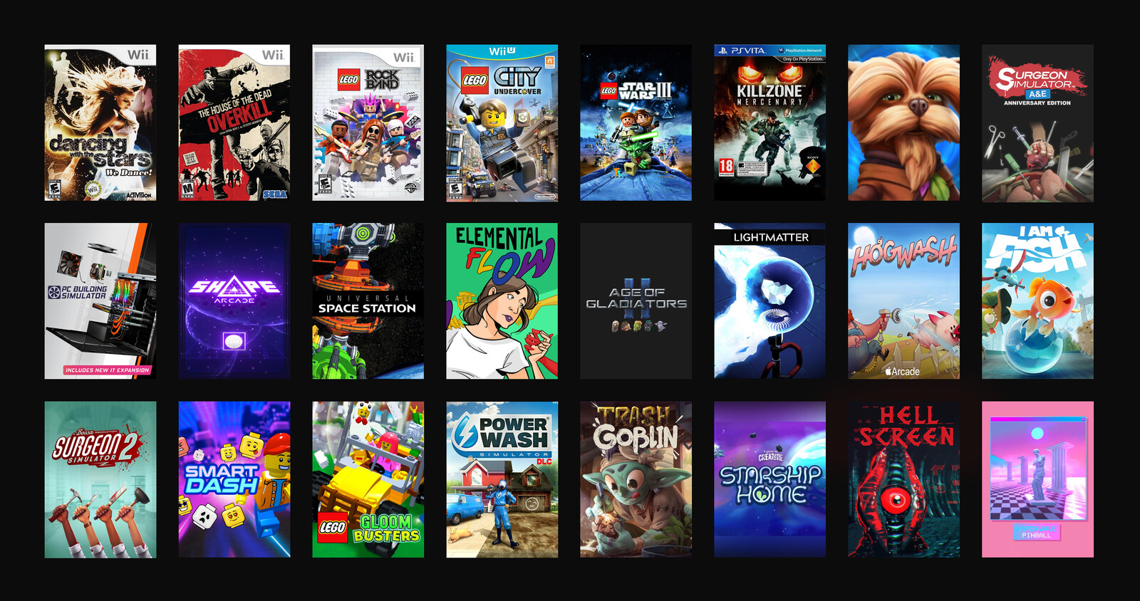 Nearly everything that I have worked on for the last 15 years!