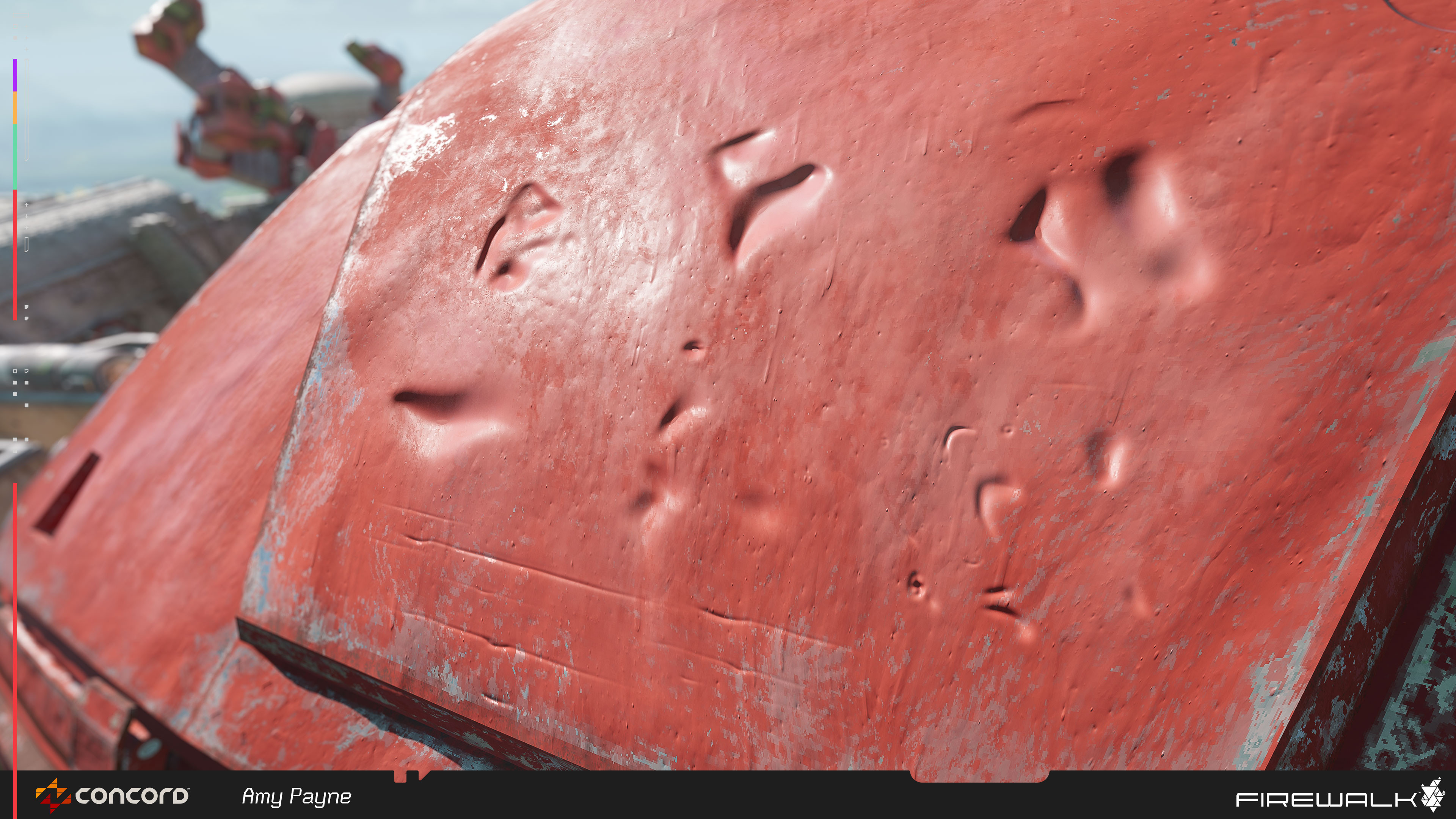 Kit of metal dents made for Robot Ruin, but then used throughout nearly every level in Concord.
