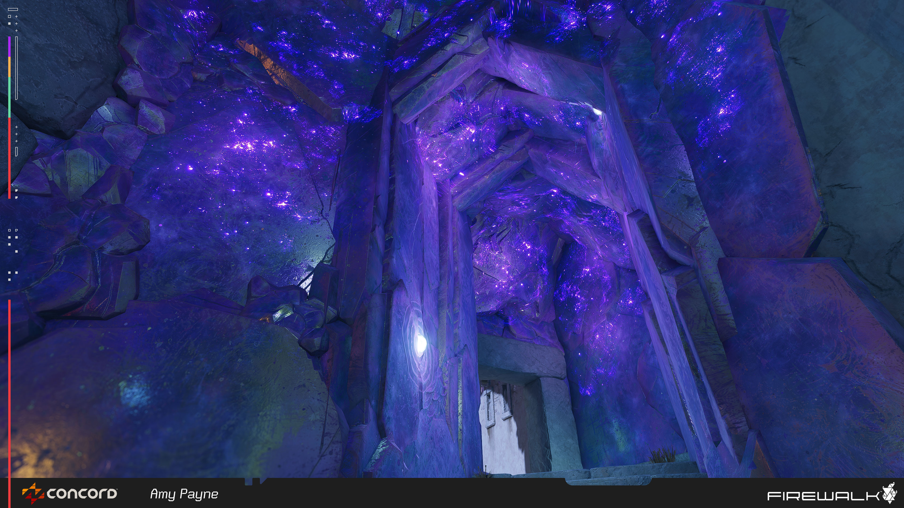 Showing off the crystal material and emissive galaxy decals I made for this map.