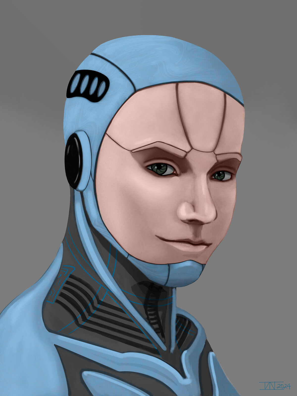 My 21-year-old daughter as a cyborg