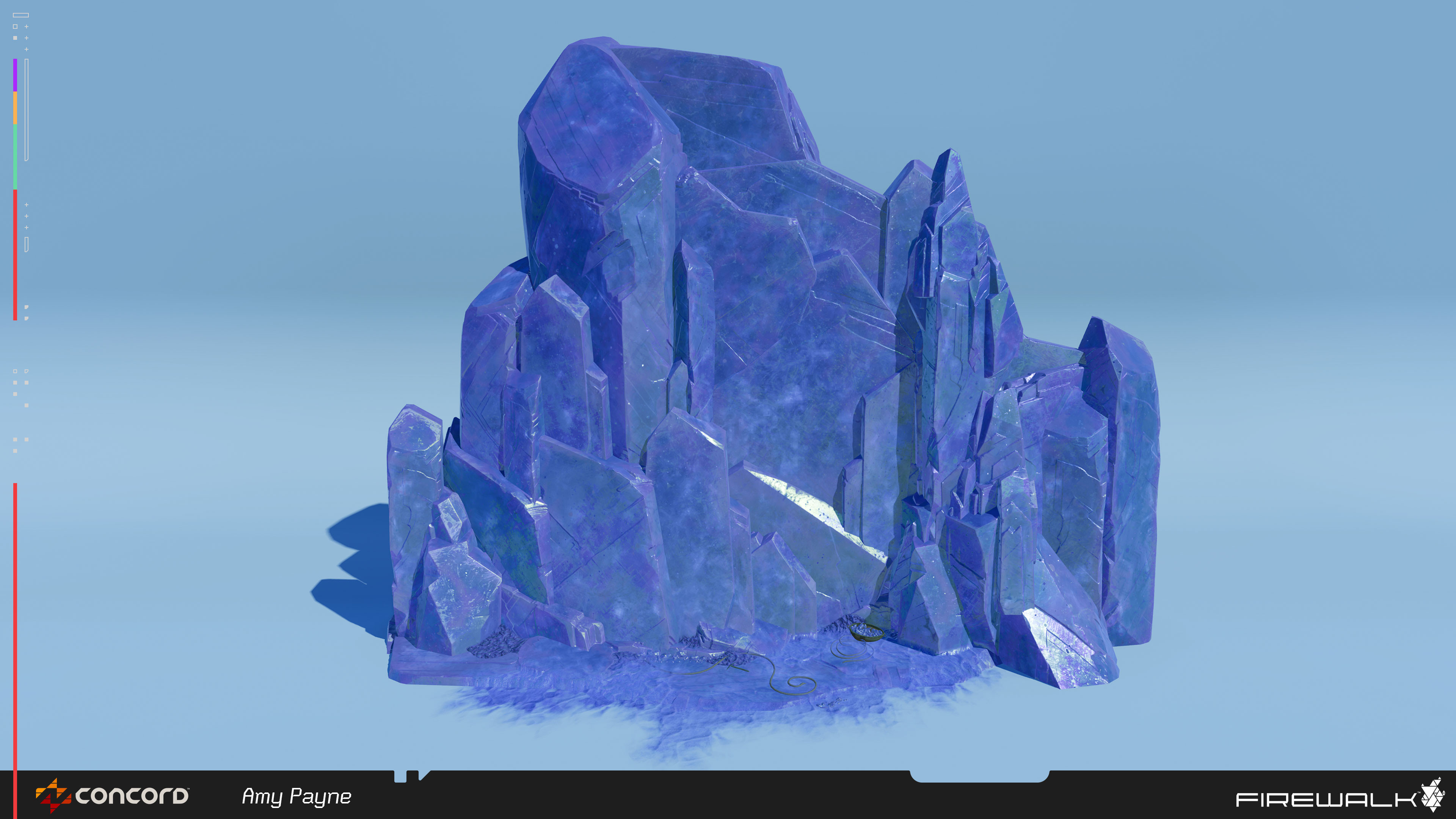 Credit to Mak Malovic for the crystal meshes and diorama setdressing. Showing here how the crystals look with night lighting.