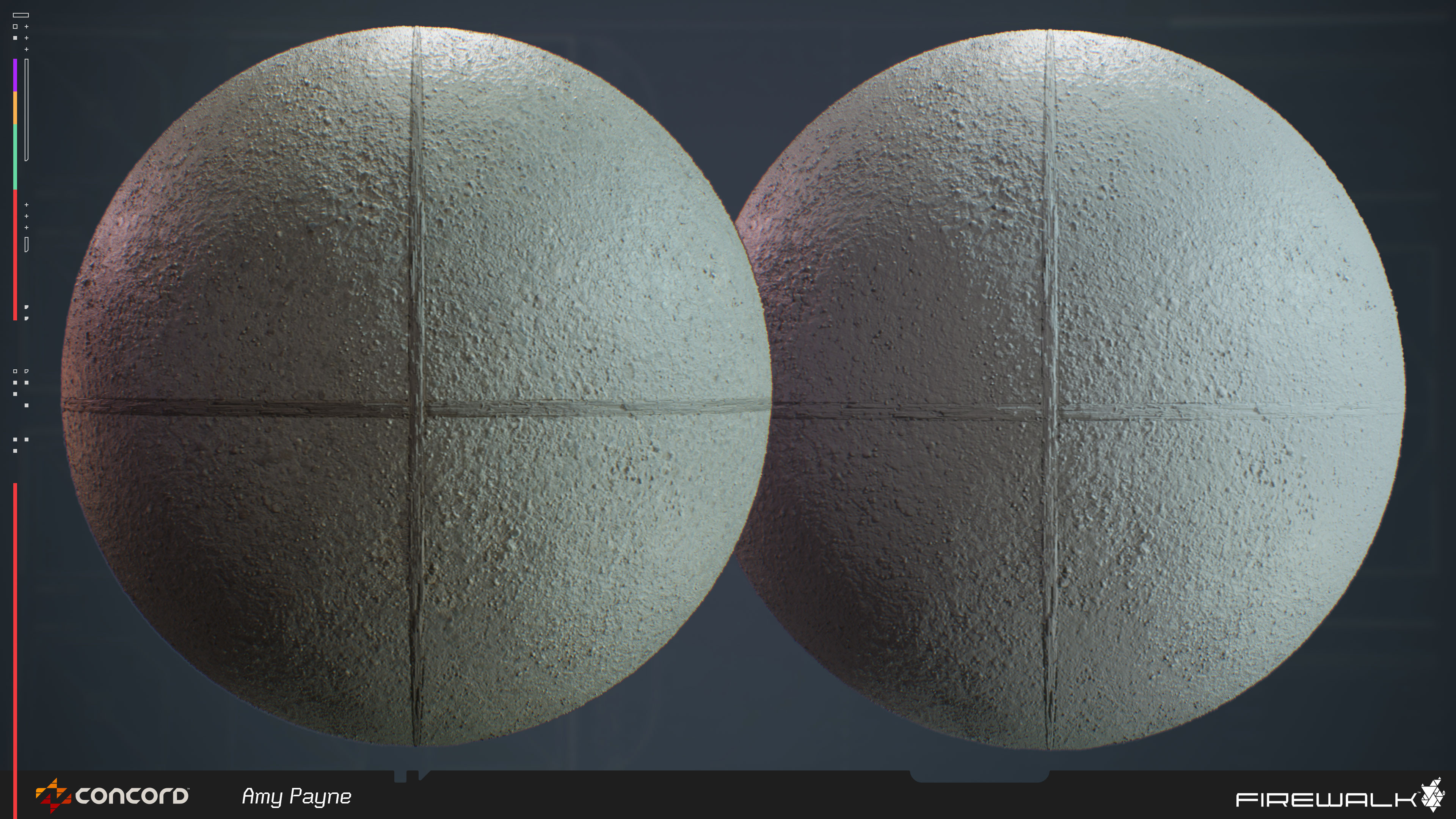 Concrete tile with wooden divider. Shown with color map, but uses gradient ramp in game.