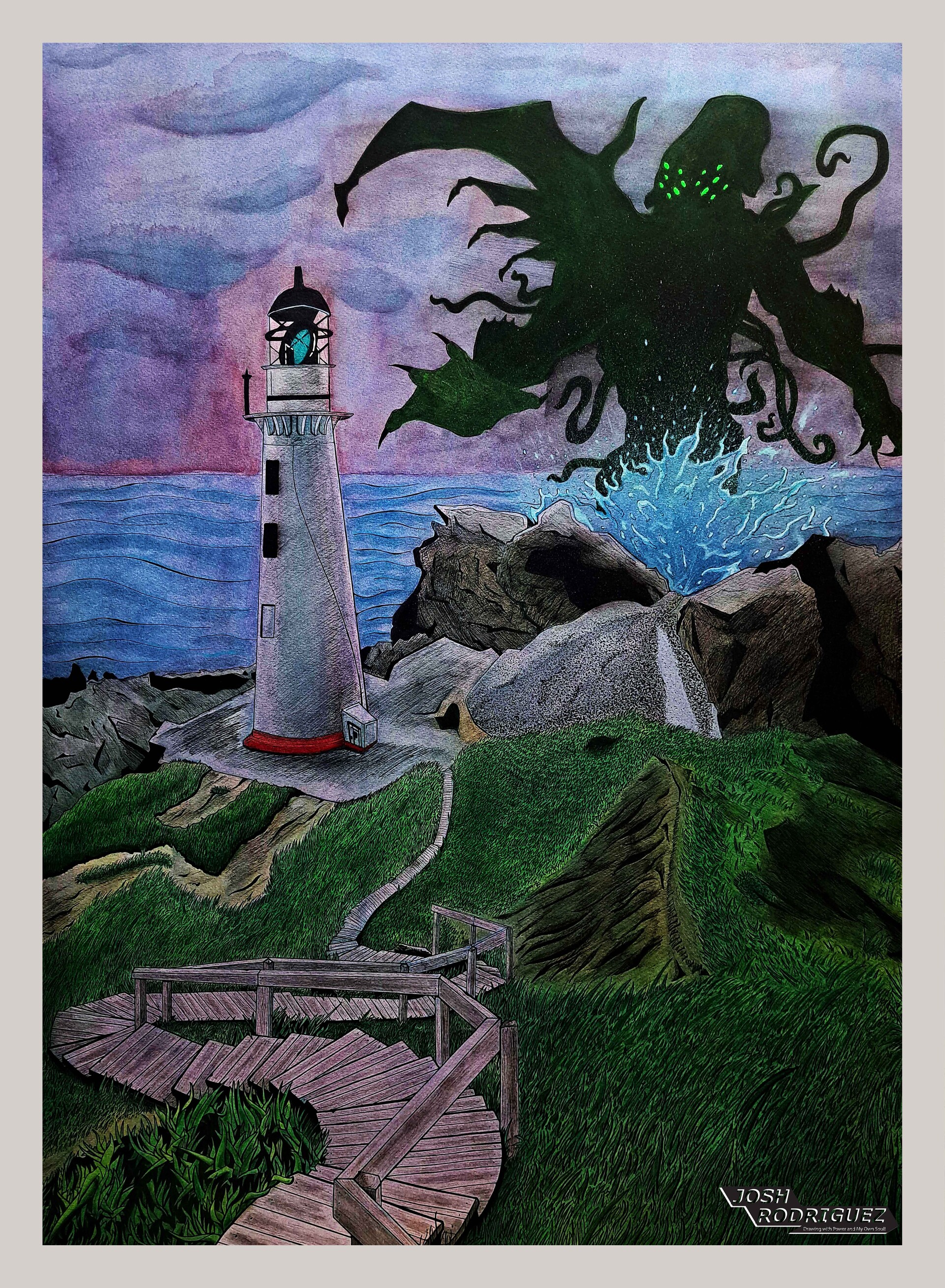 ArtStation - A Mountain Walked or Stumbled (Full Color)