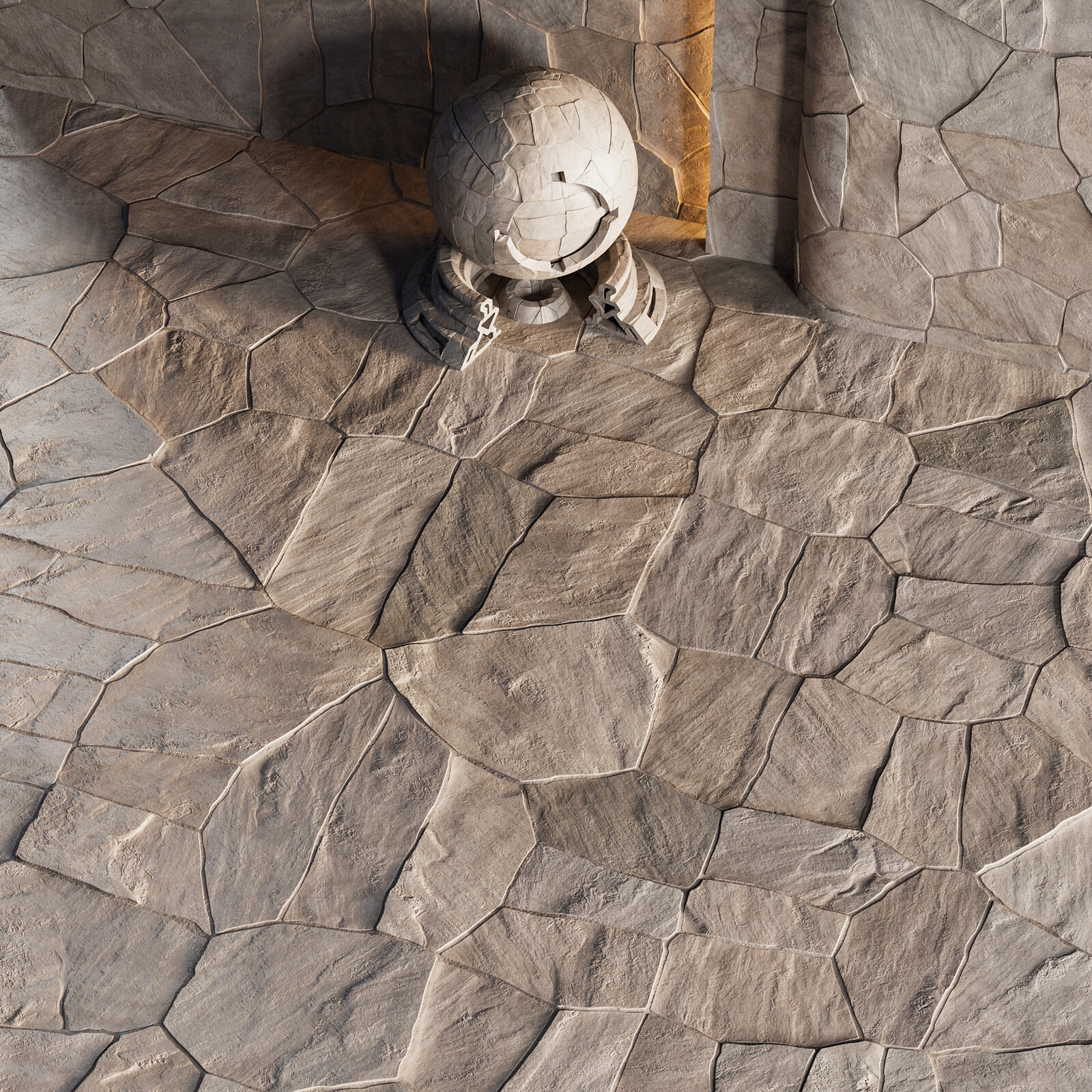 Substance Designer | H71 Slate Stone Floor| PBR | 4K