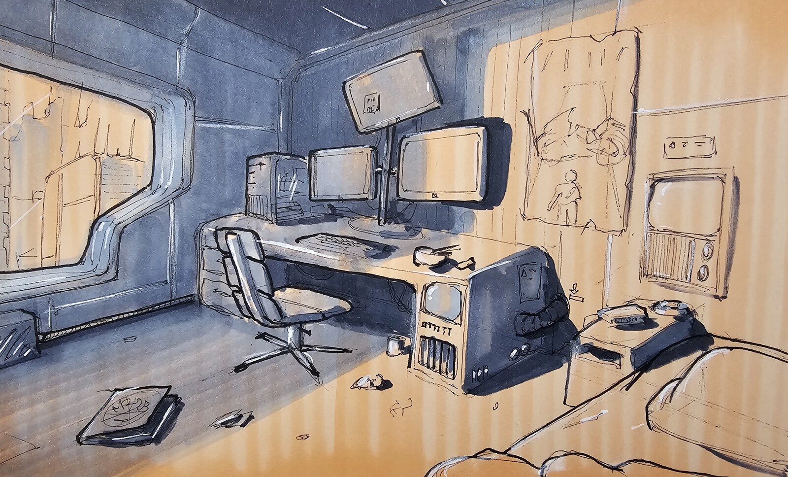 Various sketches.