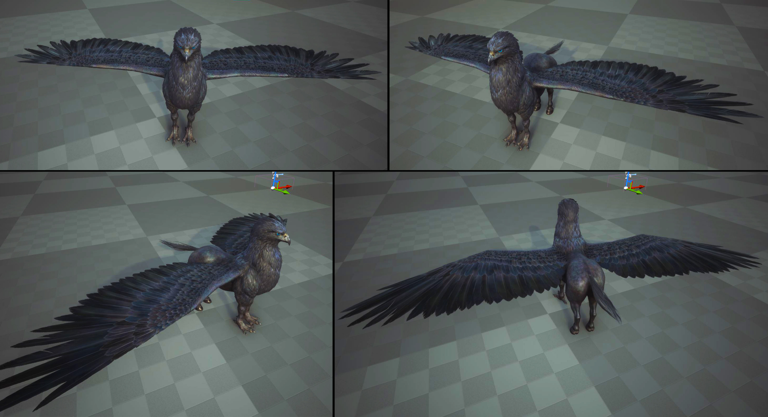 In Game textures and Materials