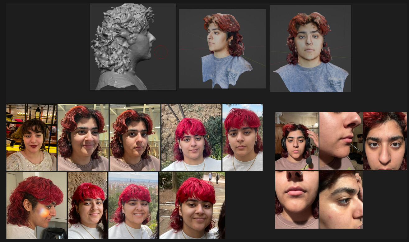 Likeness and Hair moodboard
