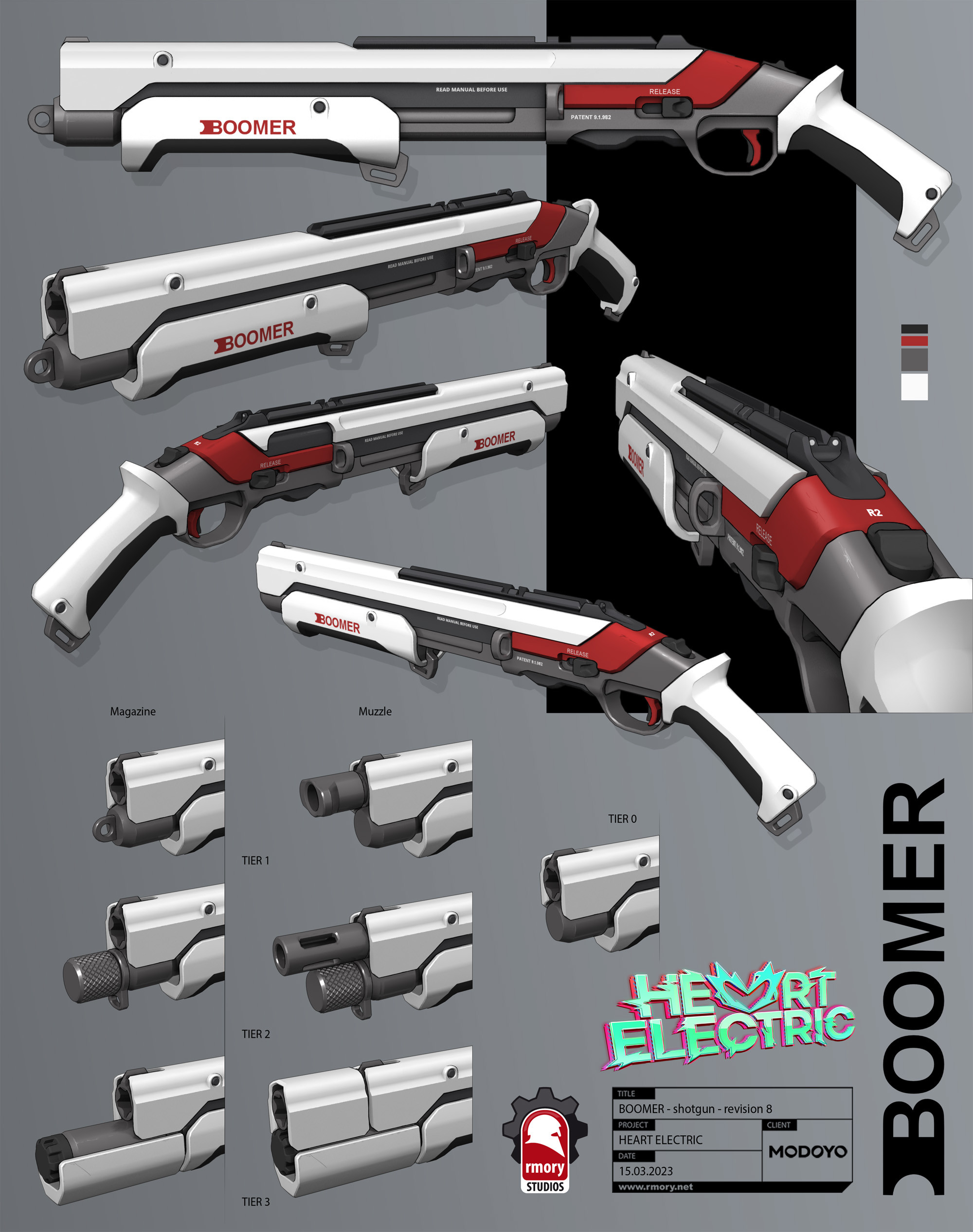 HEART ELECTRIC - Boomer shotgun - rmory studios