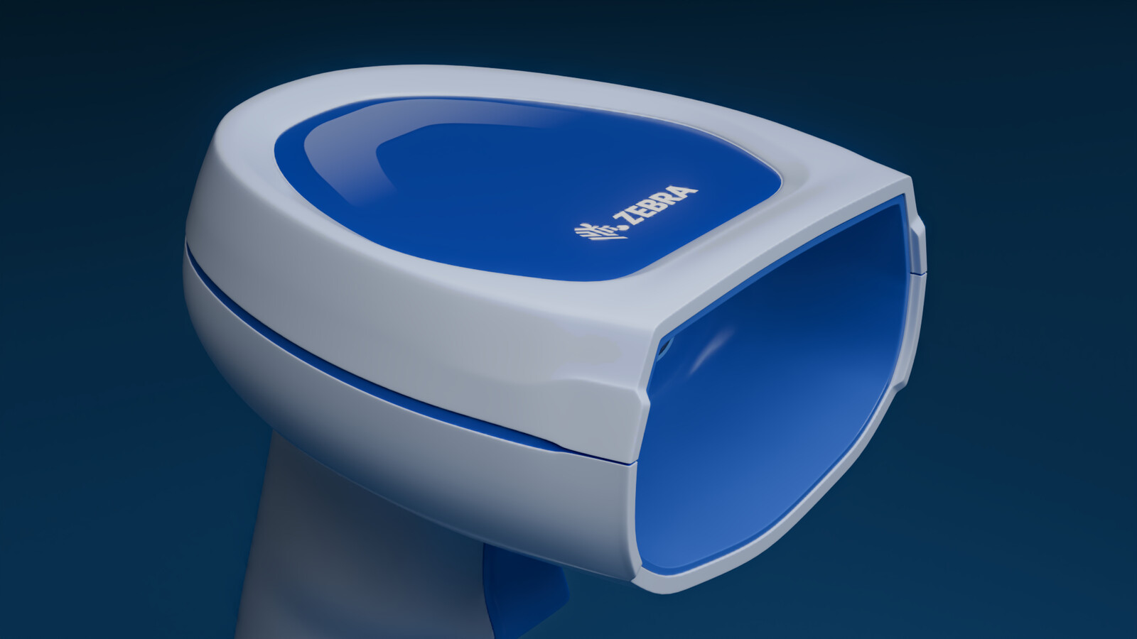 Scanner, front view close-up