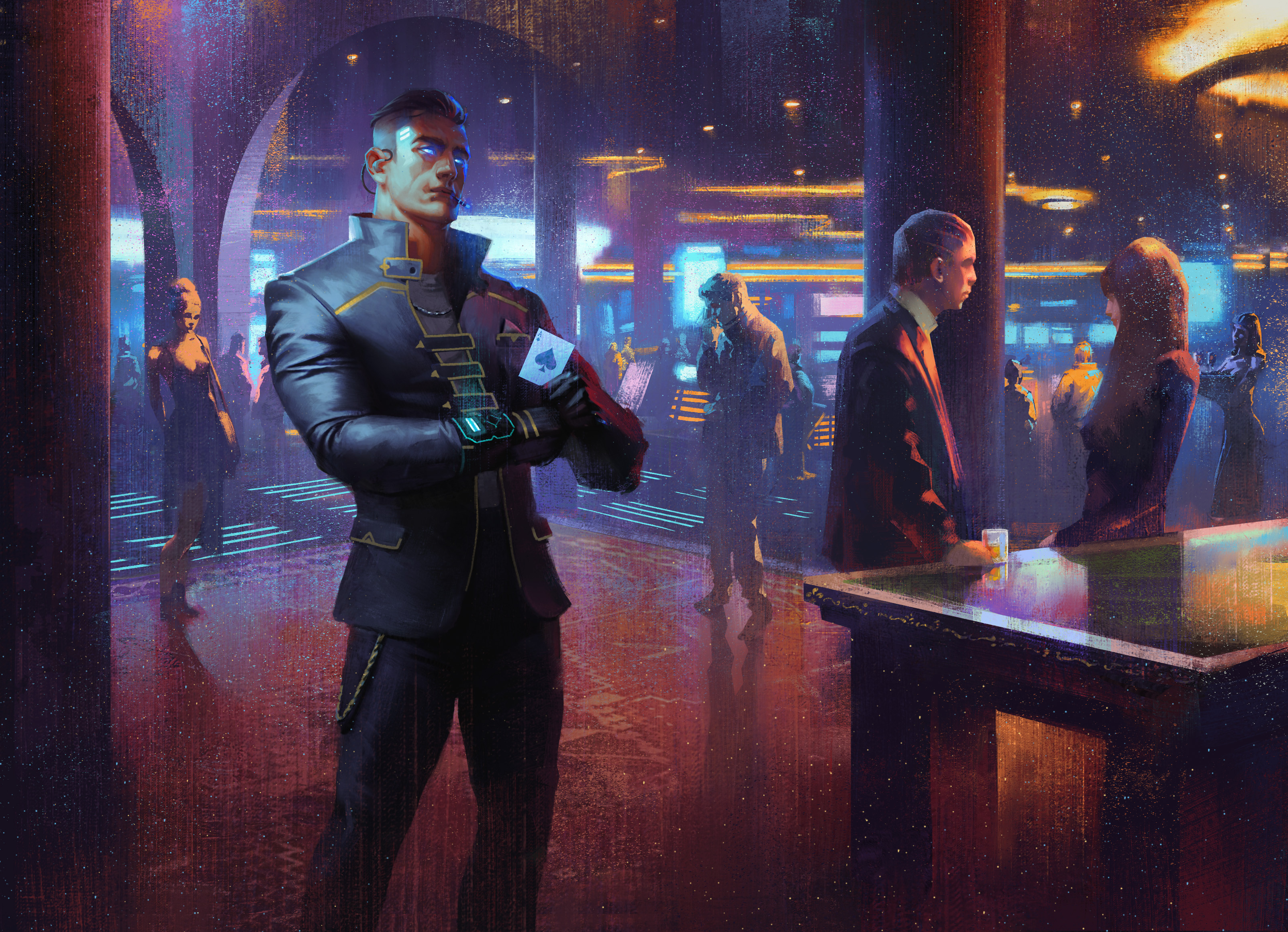 Character card illustration