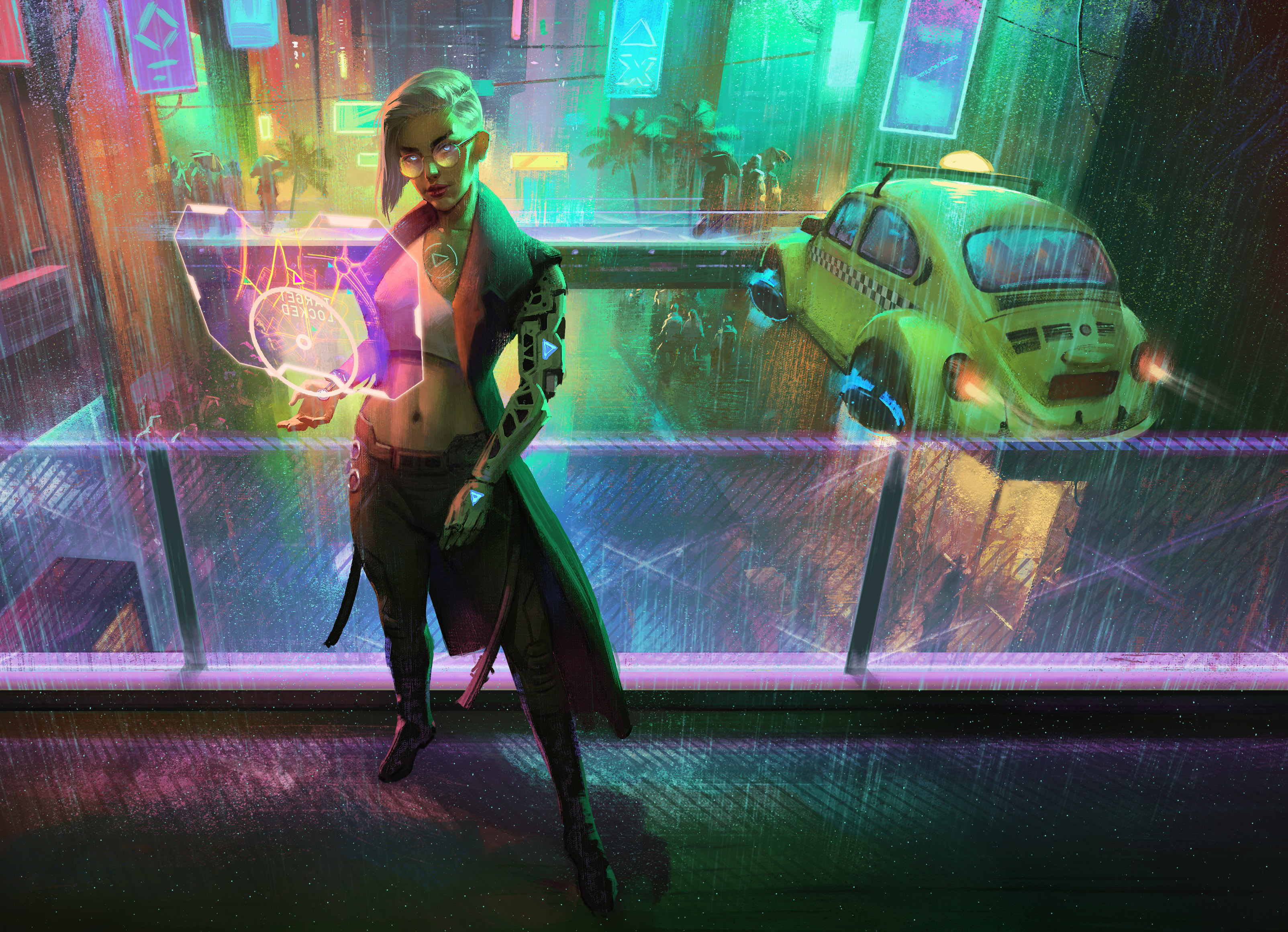 Character card illustration
