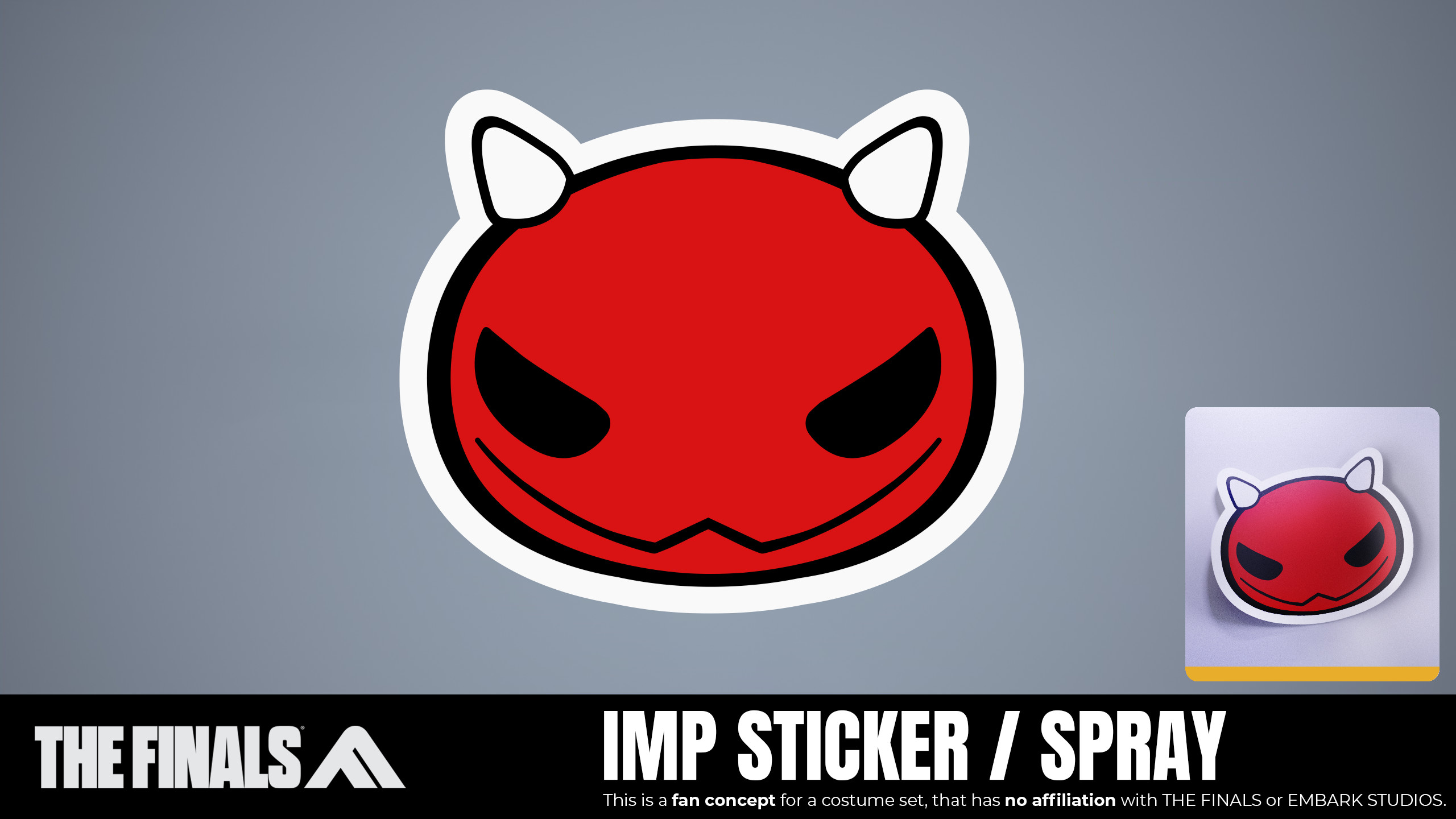 Charm:   Sinful Visage
Description: For the vain contestant who wants to indulge their narcissism.