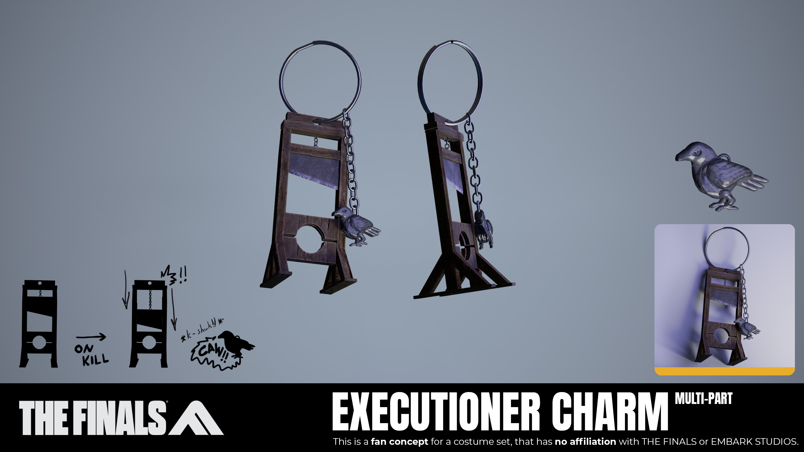 Also for that same project, I'm pretty proud of how this came out. Modeled in Blender and textured using Substance assets.