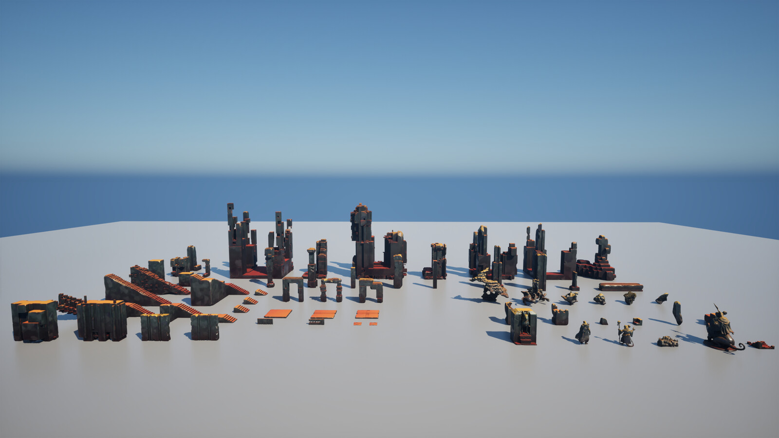 Asset pack line up