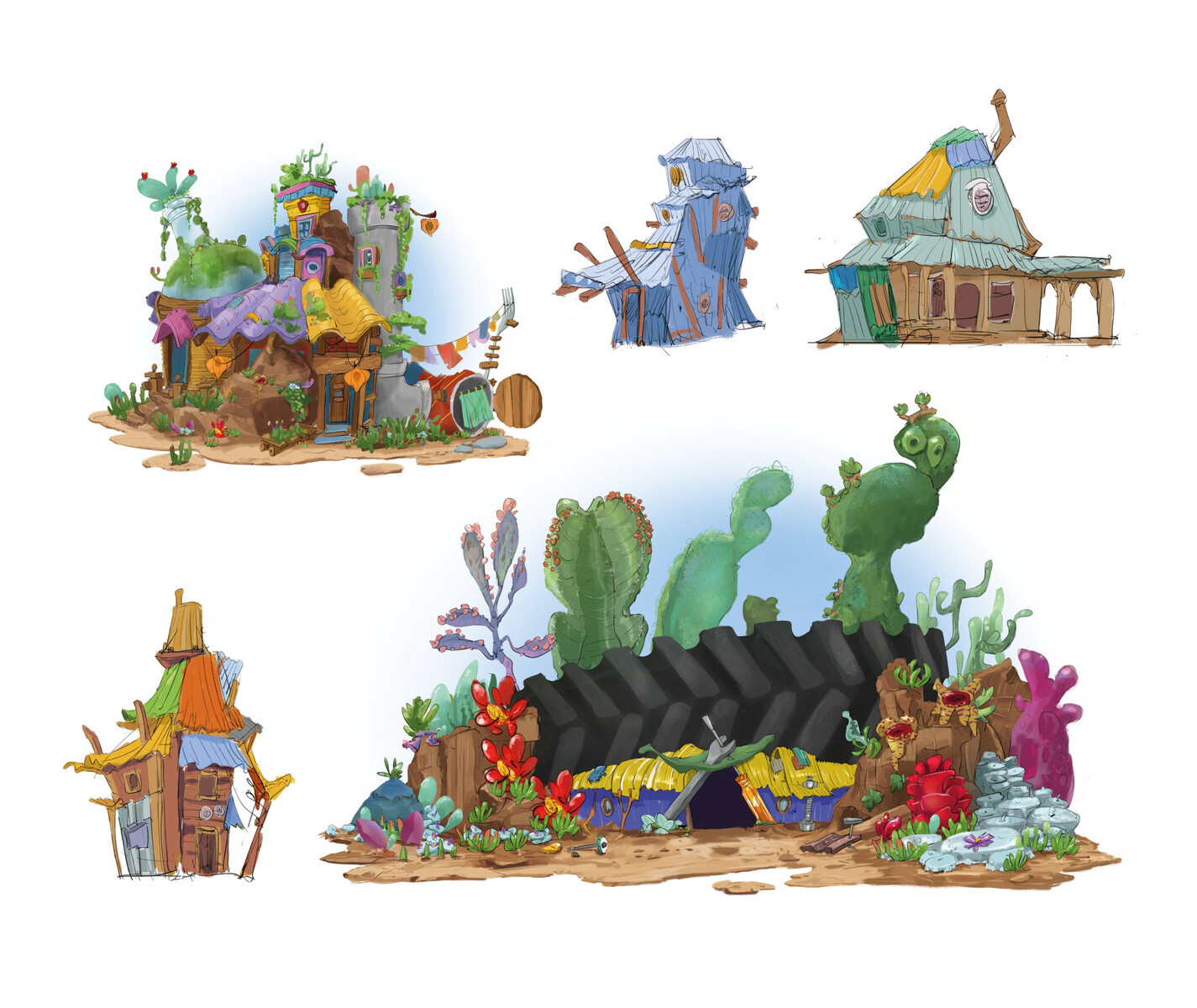 Visual Development - Desert Set Design